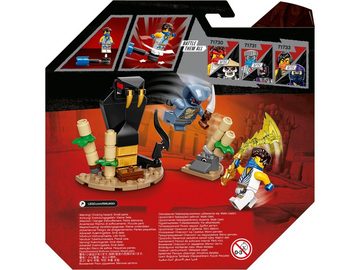 LEGO® Konstruktionsspielsteine LEGO® NINJAGO® - Battle Set: Jay vs. Serpentine, (Set, 69 St)