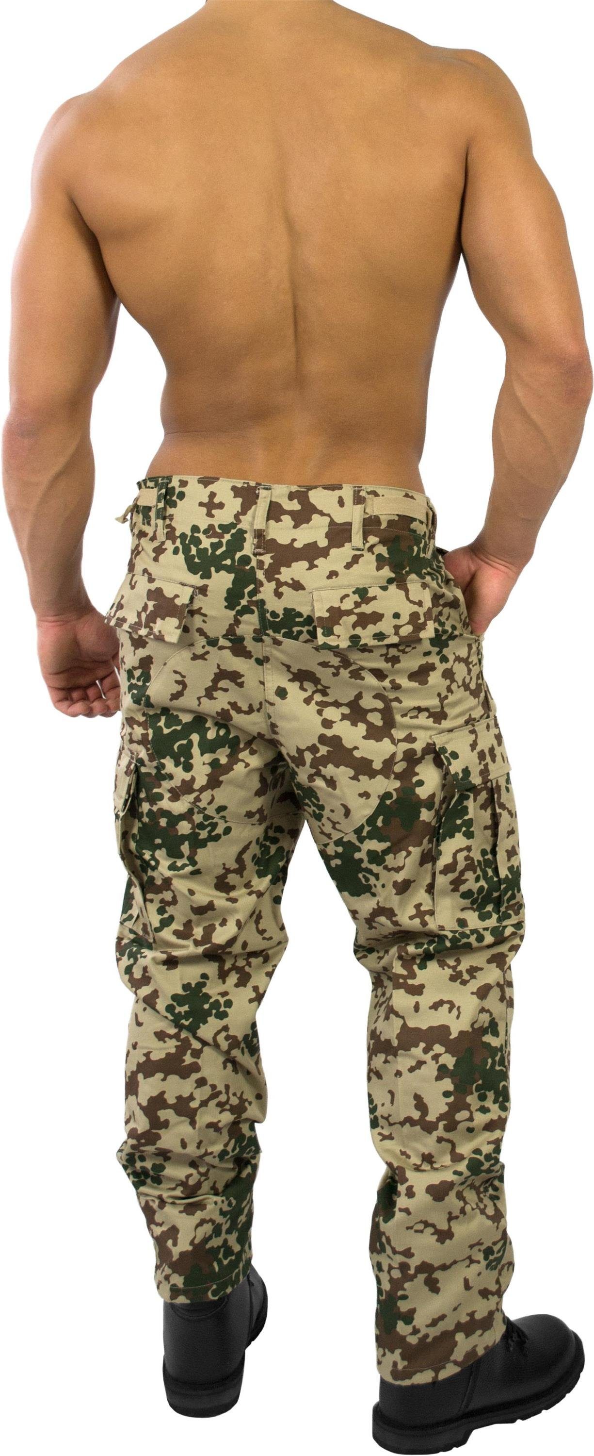 normani Outdoorhose Herren Outdoorhose Bundeswehr Tropentarn US Rangerhose Army BDU Cargohose Hose Funktionshose Wanderhose Feldhose „Trooper“