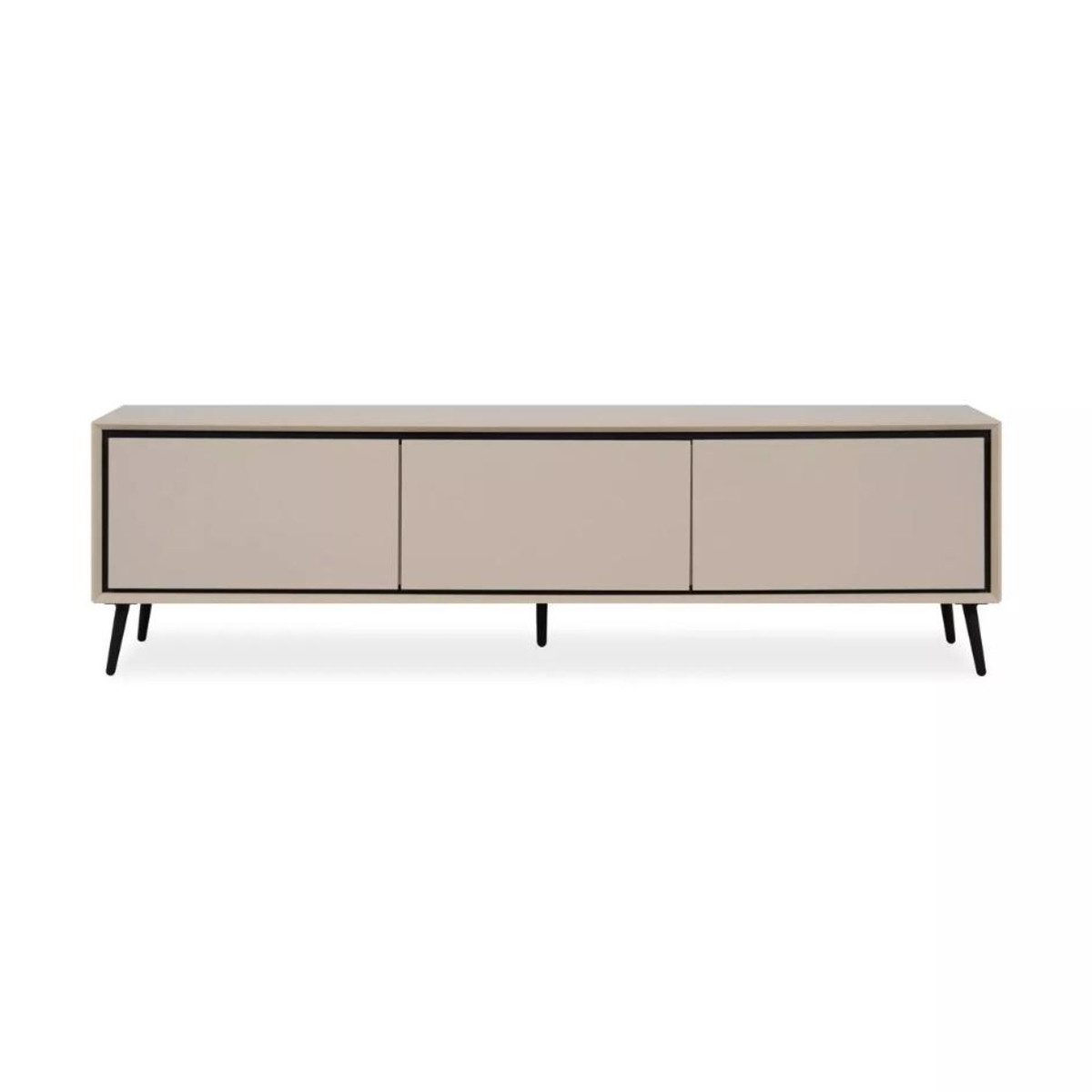 Liadomo Lowboard Fona, in zeitlosem Beige, drei Fächer, drei Klappen, Staur günstig online kaufen