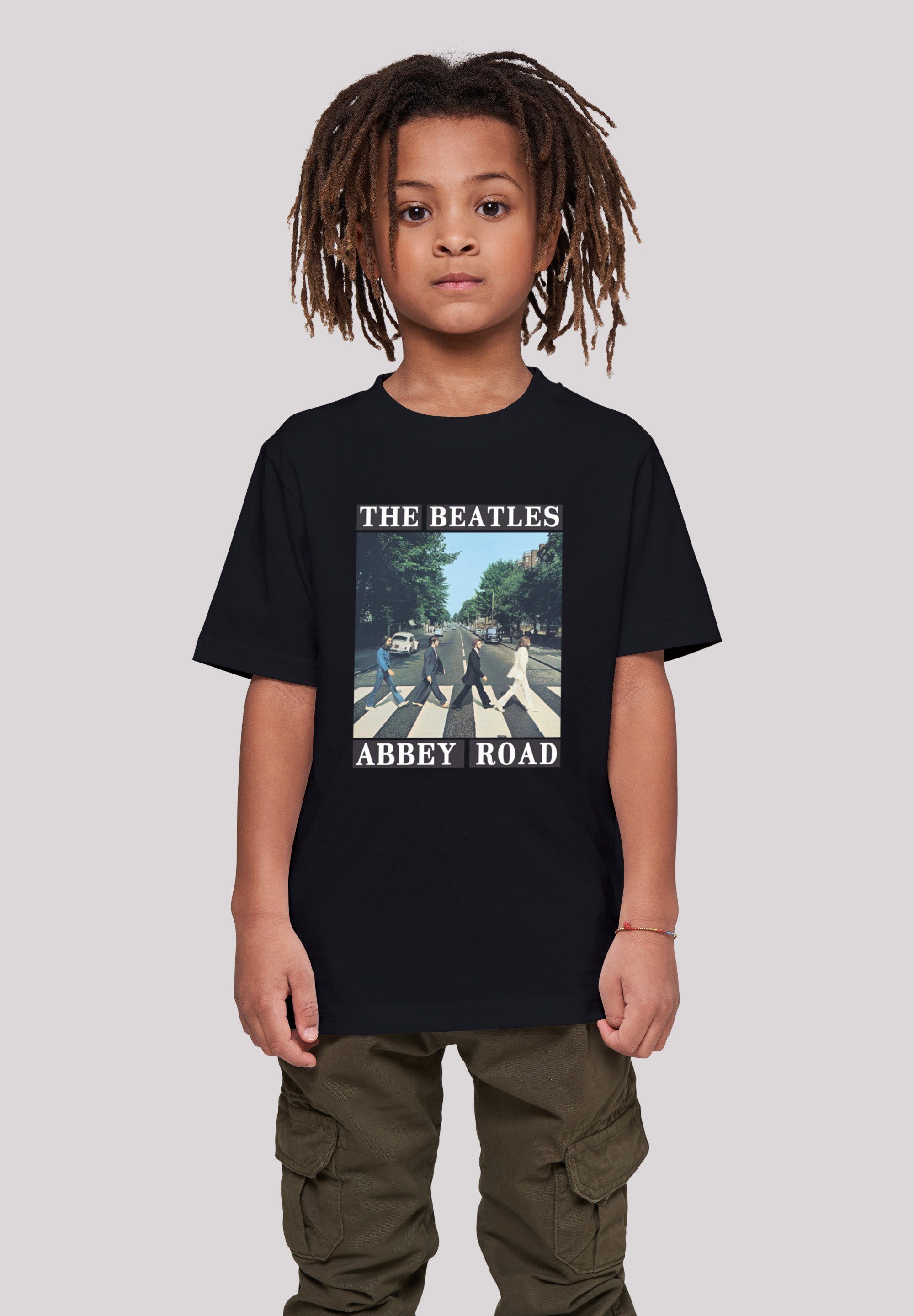 schwarz Abbey Road The F4NT4STIC Band T-Shirt Beatles Print