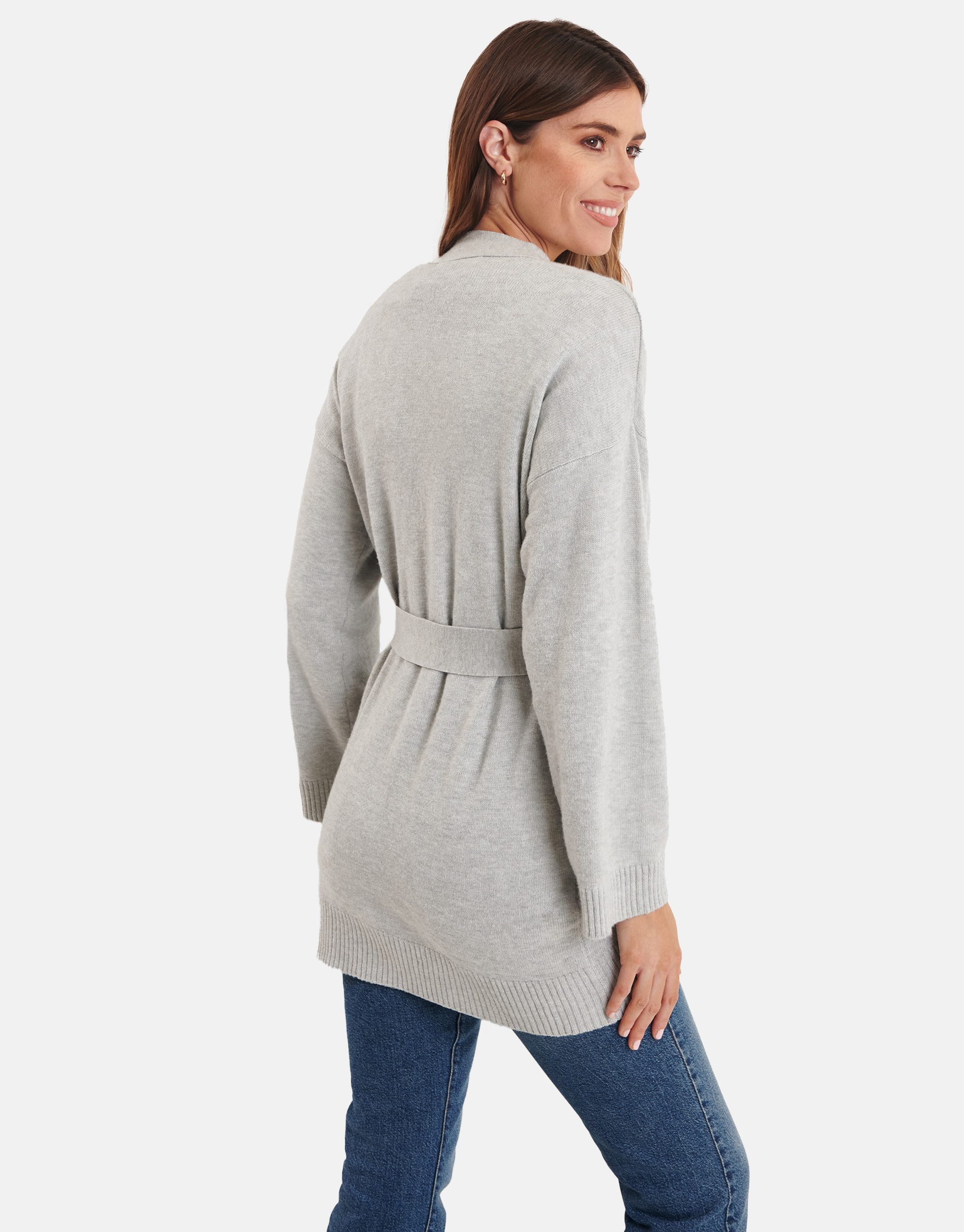 Threadbare Strickjacke THBChamomile mit stylischem Bindegürtel