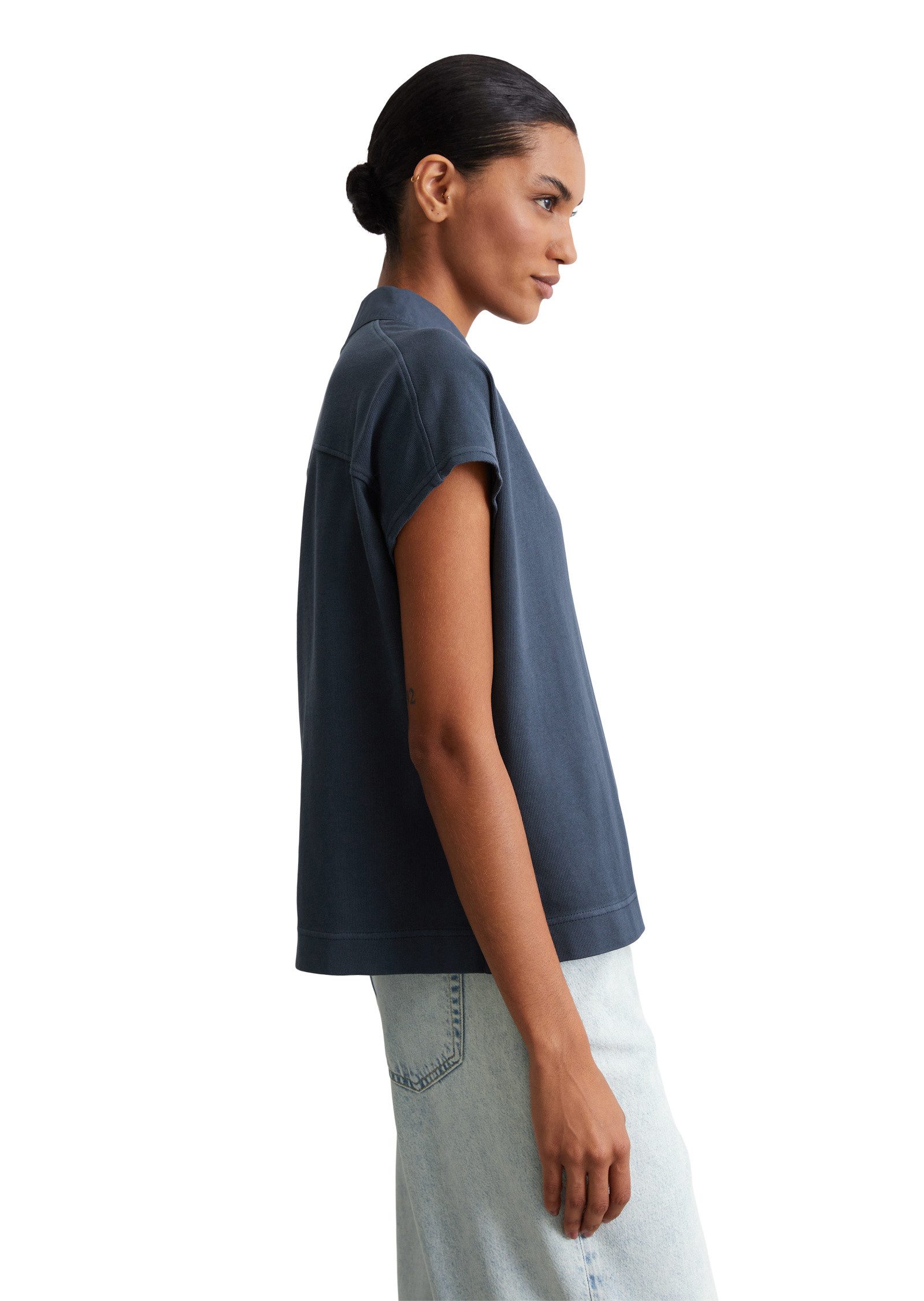 Marc O'Polo Poloshirt aus leichtem Jersey günstig online kaufen
