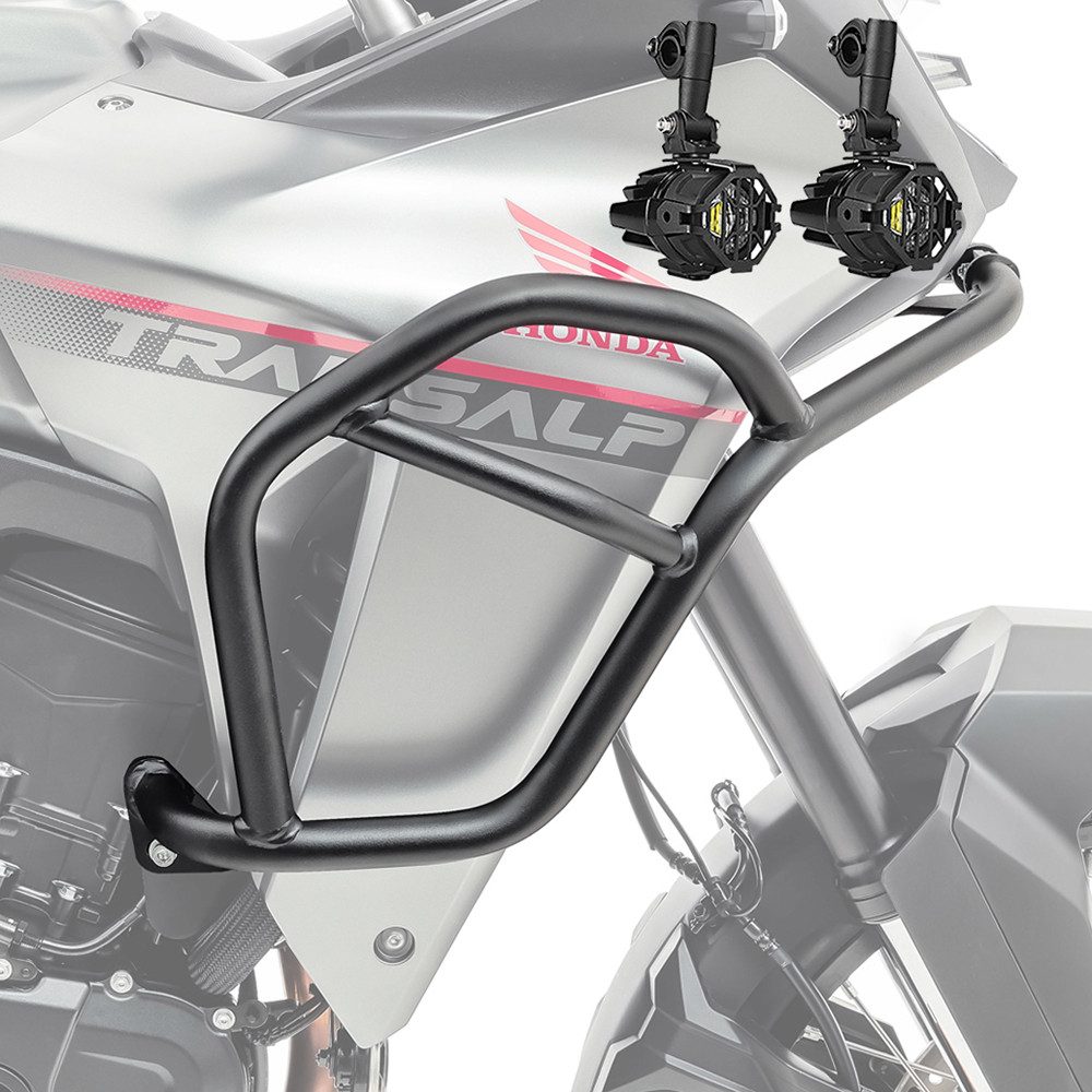 Motoguard Motor-Schutzhülle Set Sturzbügel + Scheinwerfer für Honda Transalp XL 750 23-24 HG14 sch