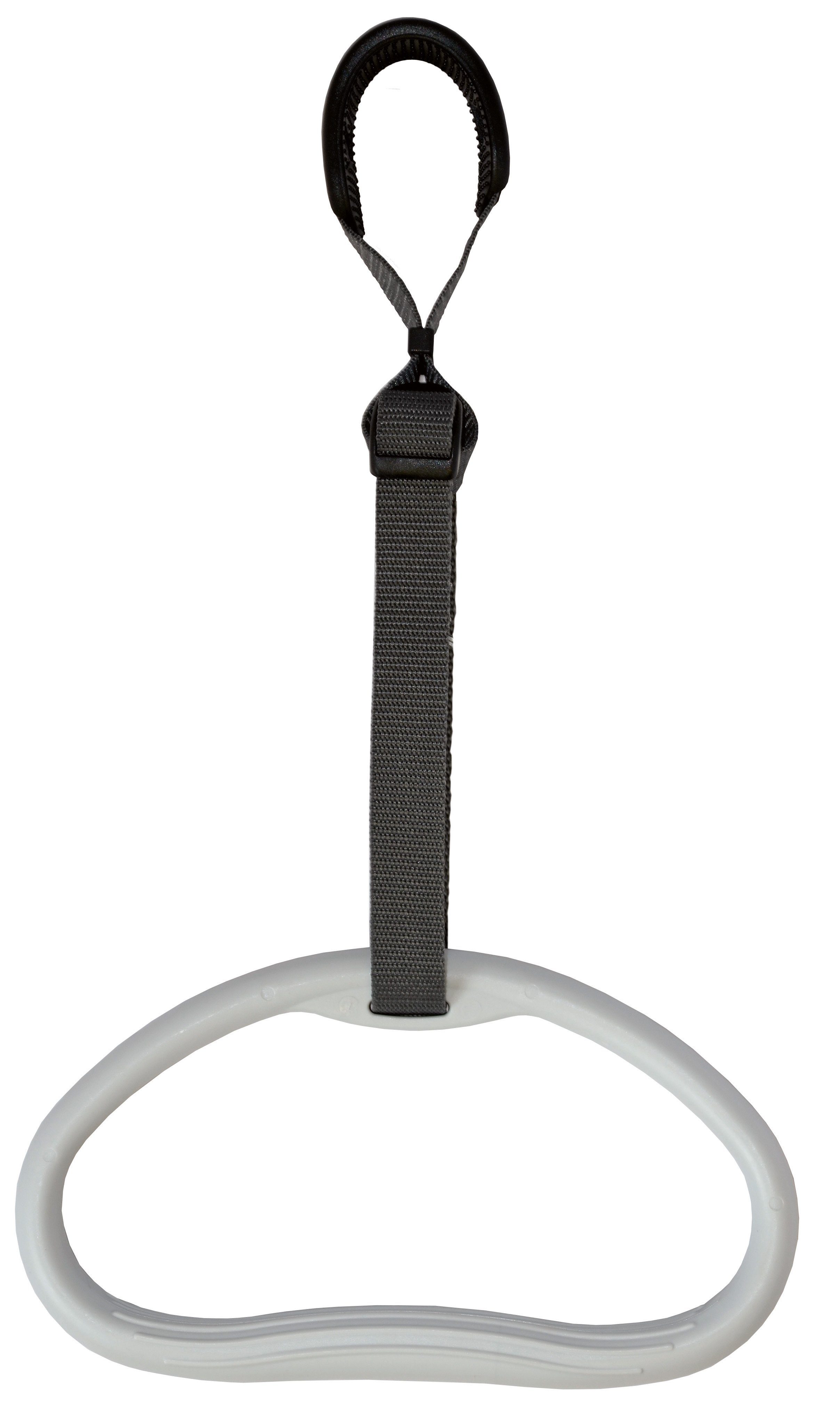 Sundo Homecare Bett - Aufstehhilfe freistehender Bettaufrichter mit Triangel-Haltegriff, Gurt bis 120kg, belastbar bis 120 kg, Fußhöhe: ca. 4,5cm