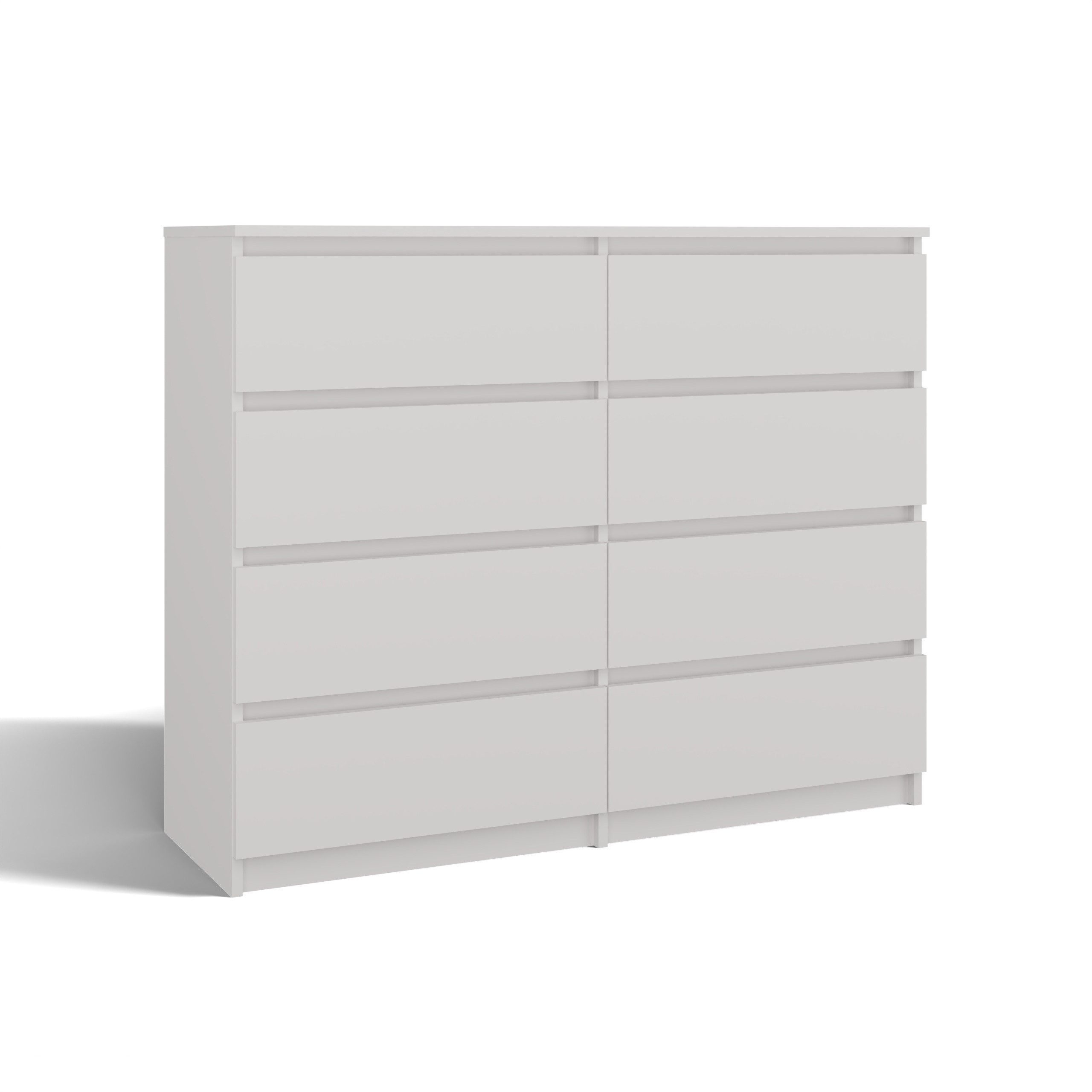 Raumhirsch Furniture Kommode Sideboard 120 cm breit (Maße 40 x 120 x 97 cm, 8 Schubladen), verschiedene Farben & Größen