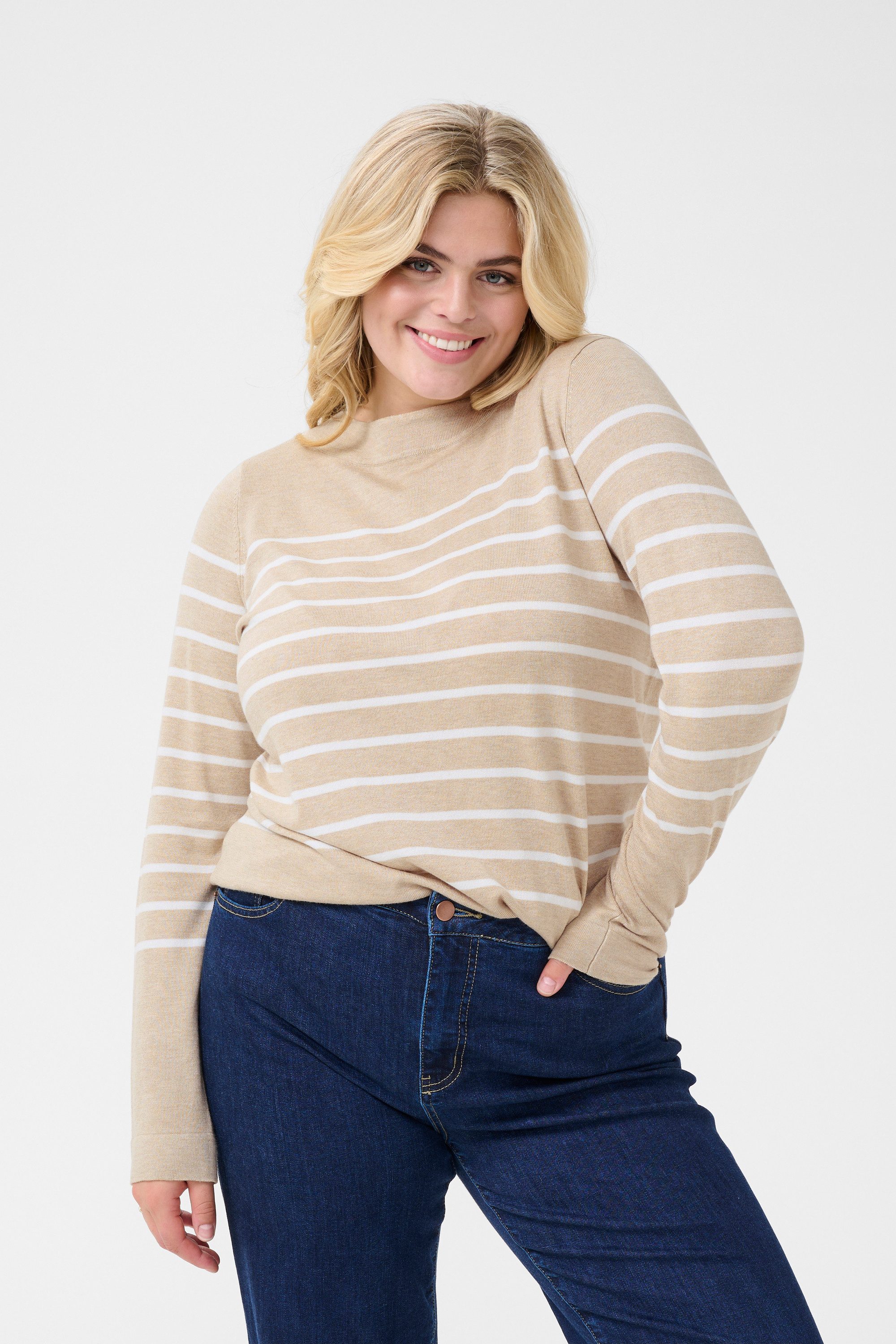 KAFFE Curve Strickpullover Strickpullover KClizzy Große Größen