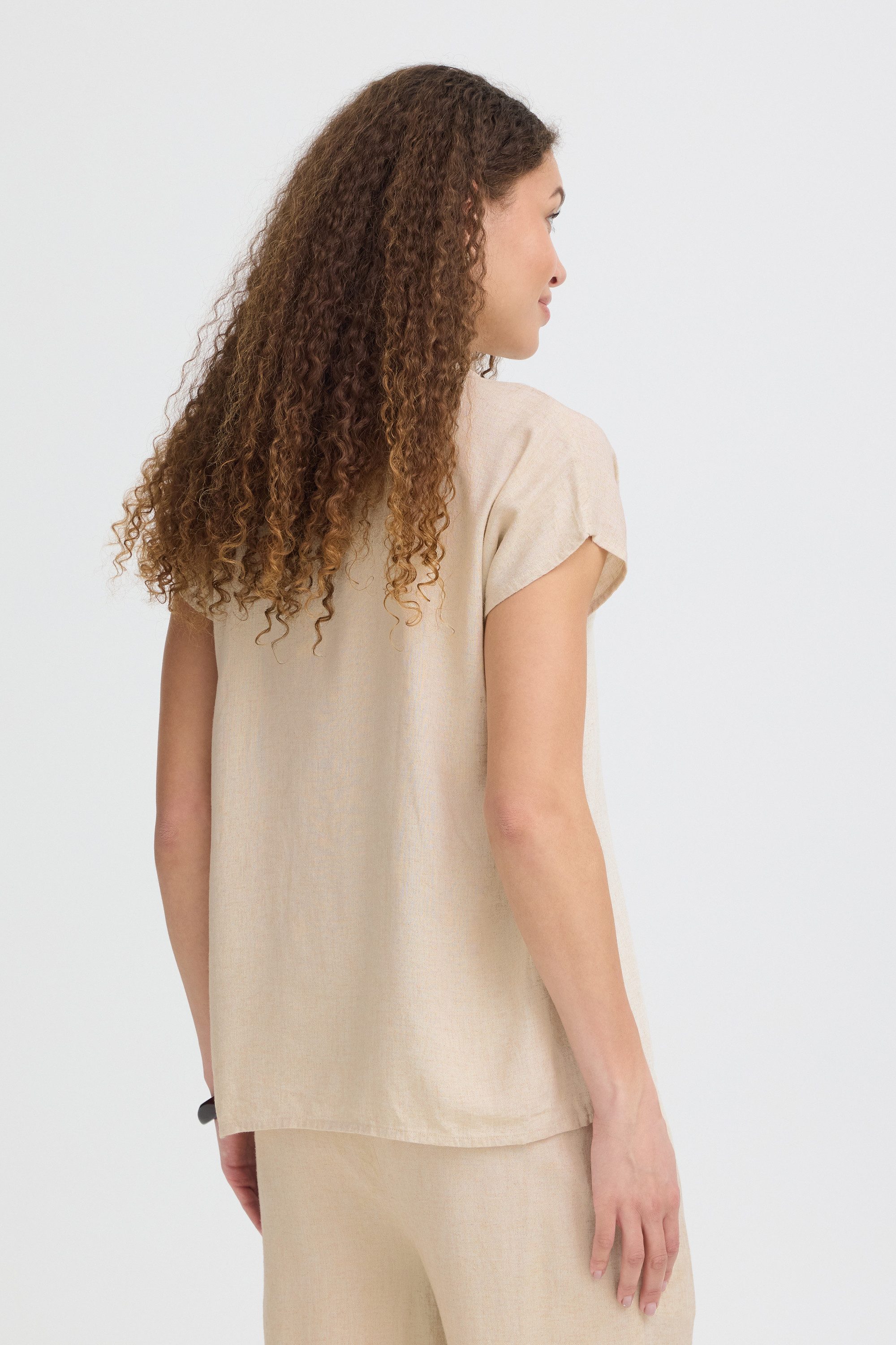 fransa Kurzarmbluse Kurzarm-Bluse FRJETT