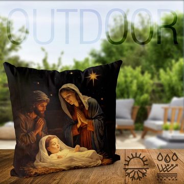 Kissenbezug, VOID (1 Stück), Weihnachtskrippe Geburt Jesu weihnachten krippe geburt beth-lehem jes