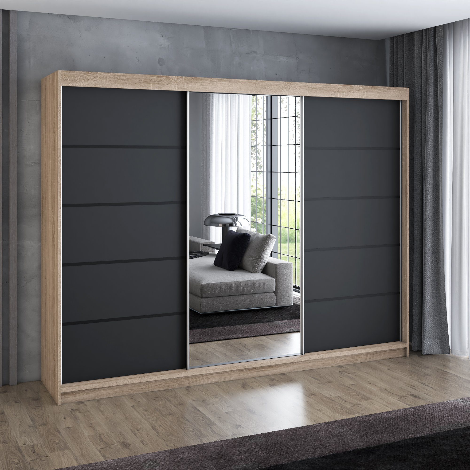 A&J MöbelLand GmbH Schwebetürenschrank VILANO mit günstig online kaufen