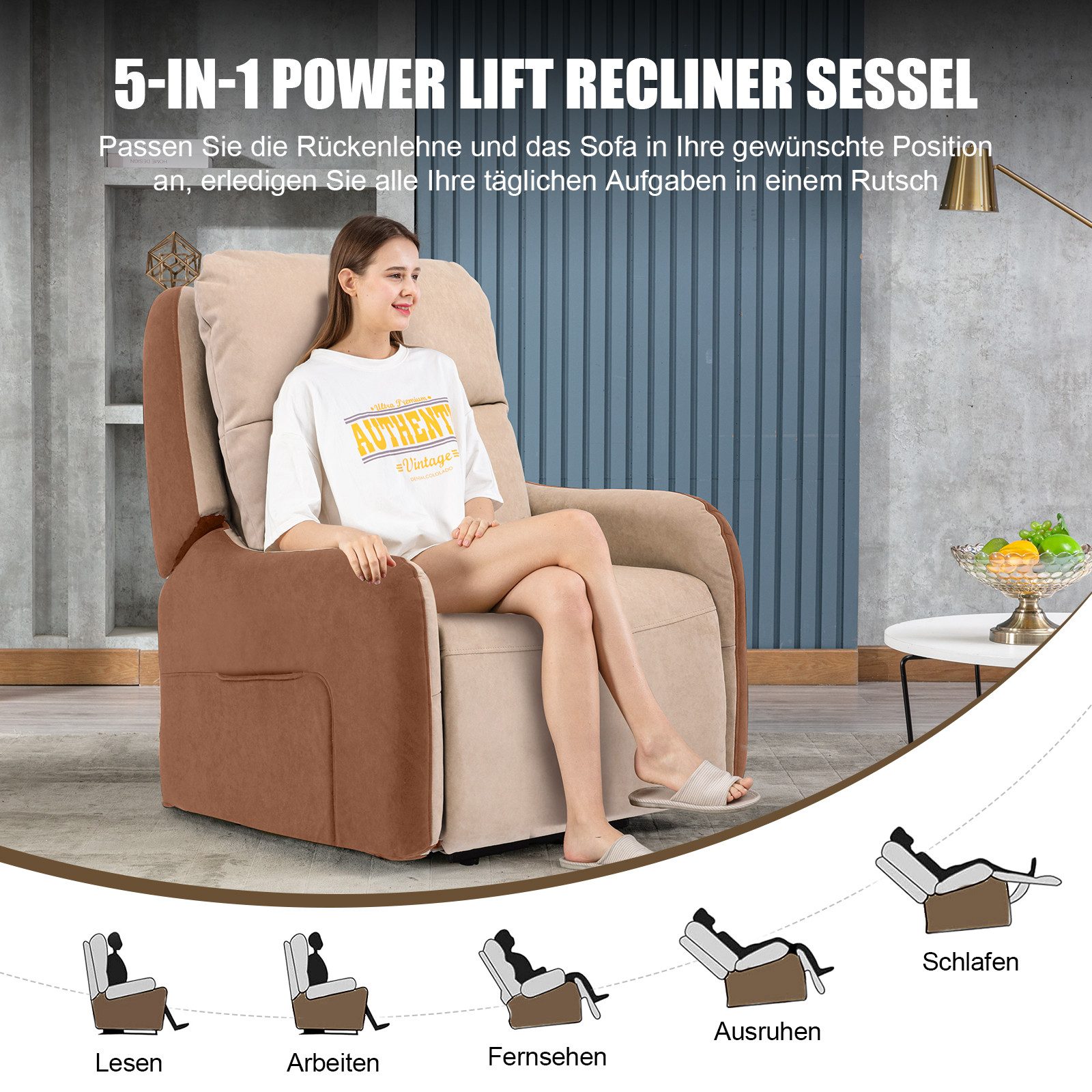 COMHOMA Massagesessel Elektrischer Relaxsessel mit Power günstig online kaufen