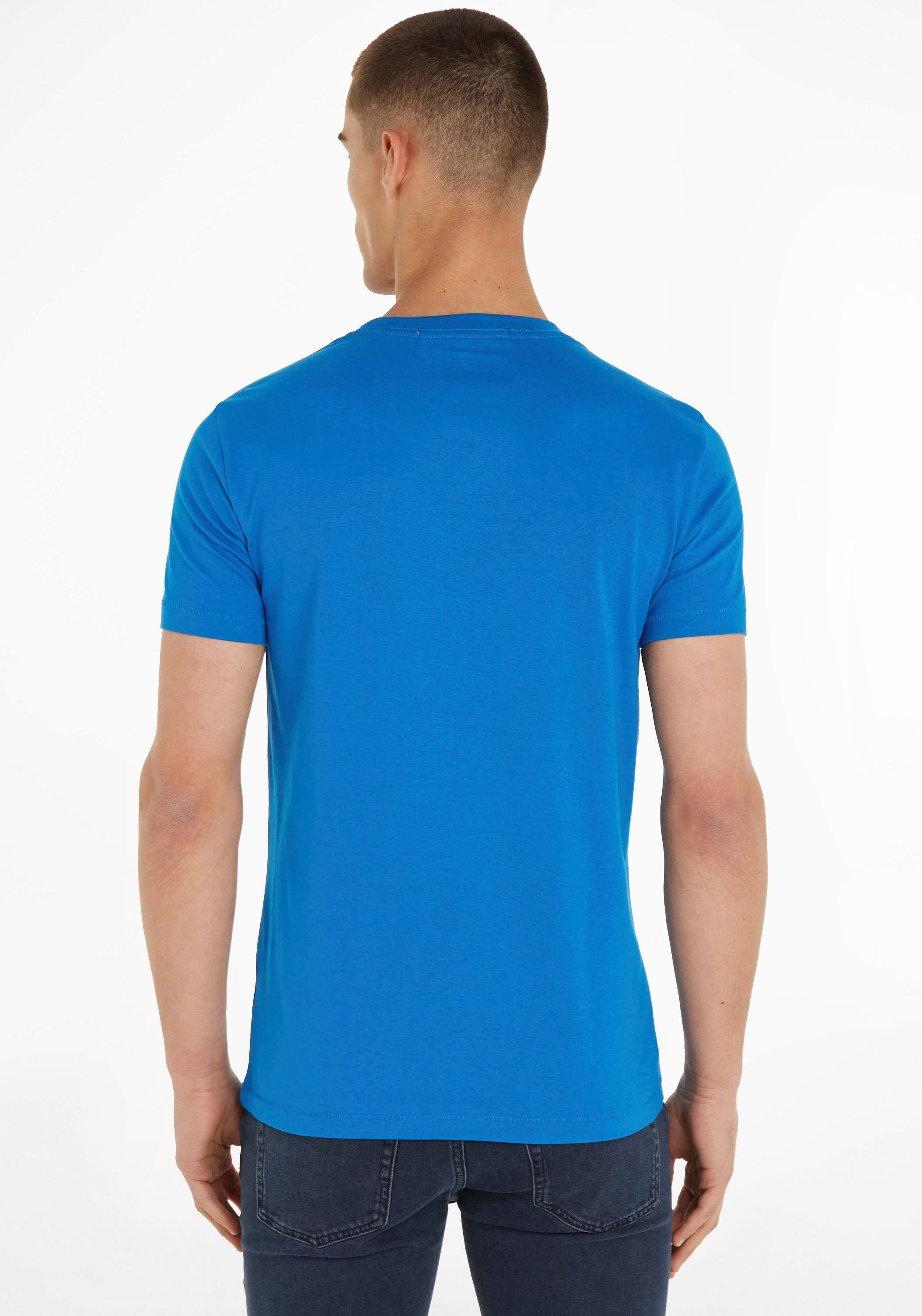 Calvin Klein Jeans Kurzarmshirt mit Calvin Jeans Blue Tarps Klein Logoprint