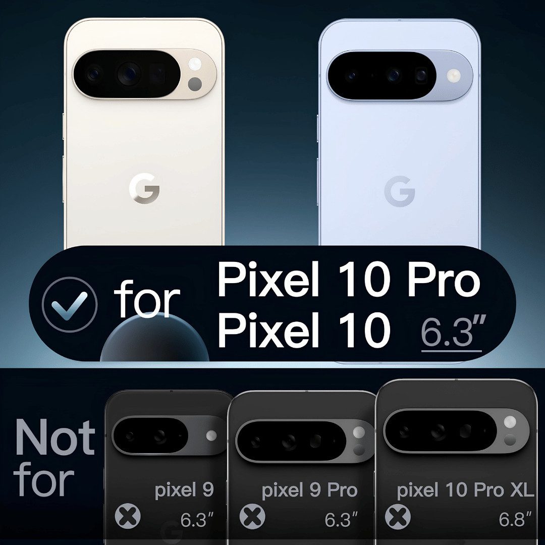 SmartUP Smartphone-Hülle für Google Pixel 10 Pro MagSafe Silikon Case Ultra Slim Transparent 6,3, MagSafe-Technologie, präzise Aussparungen