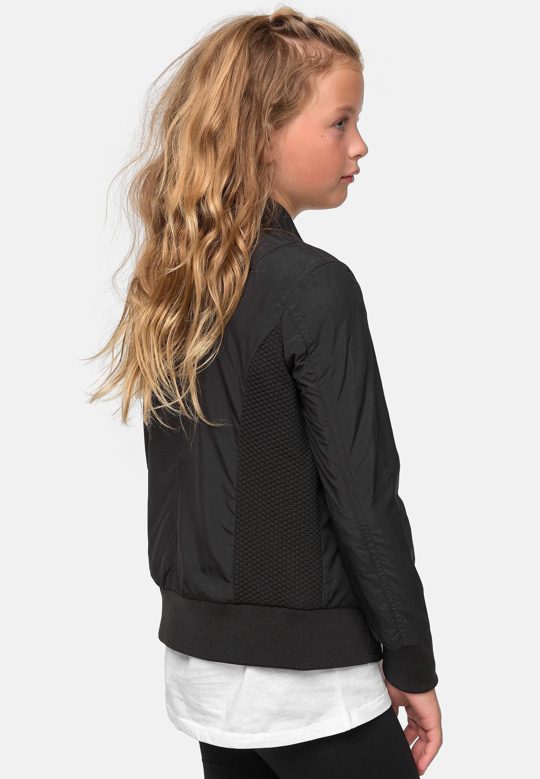 URBAN CLASSICS Sommerjacke Light Girls Bomber (1-St) Jacket black Damen