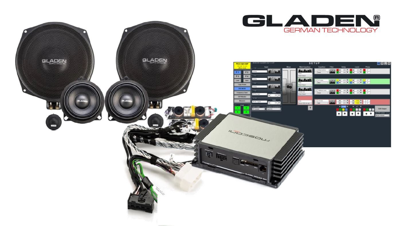 Gladen GA-SU-BM-S676-BASIC SoundUp kompatibel mit BMW ab F-Modelle mit S676 Auto-Lautsprecher