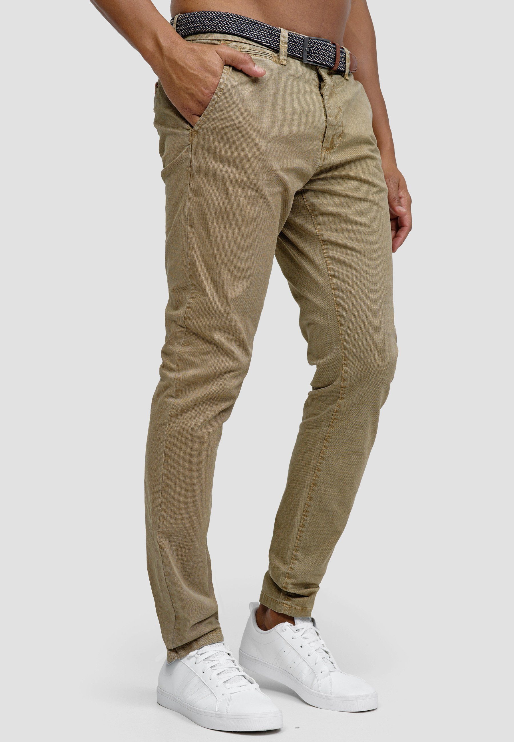 Indicode Chinohose Herren Waller Chino Hose Herrenhose