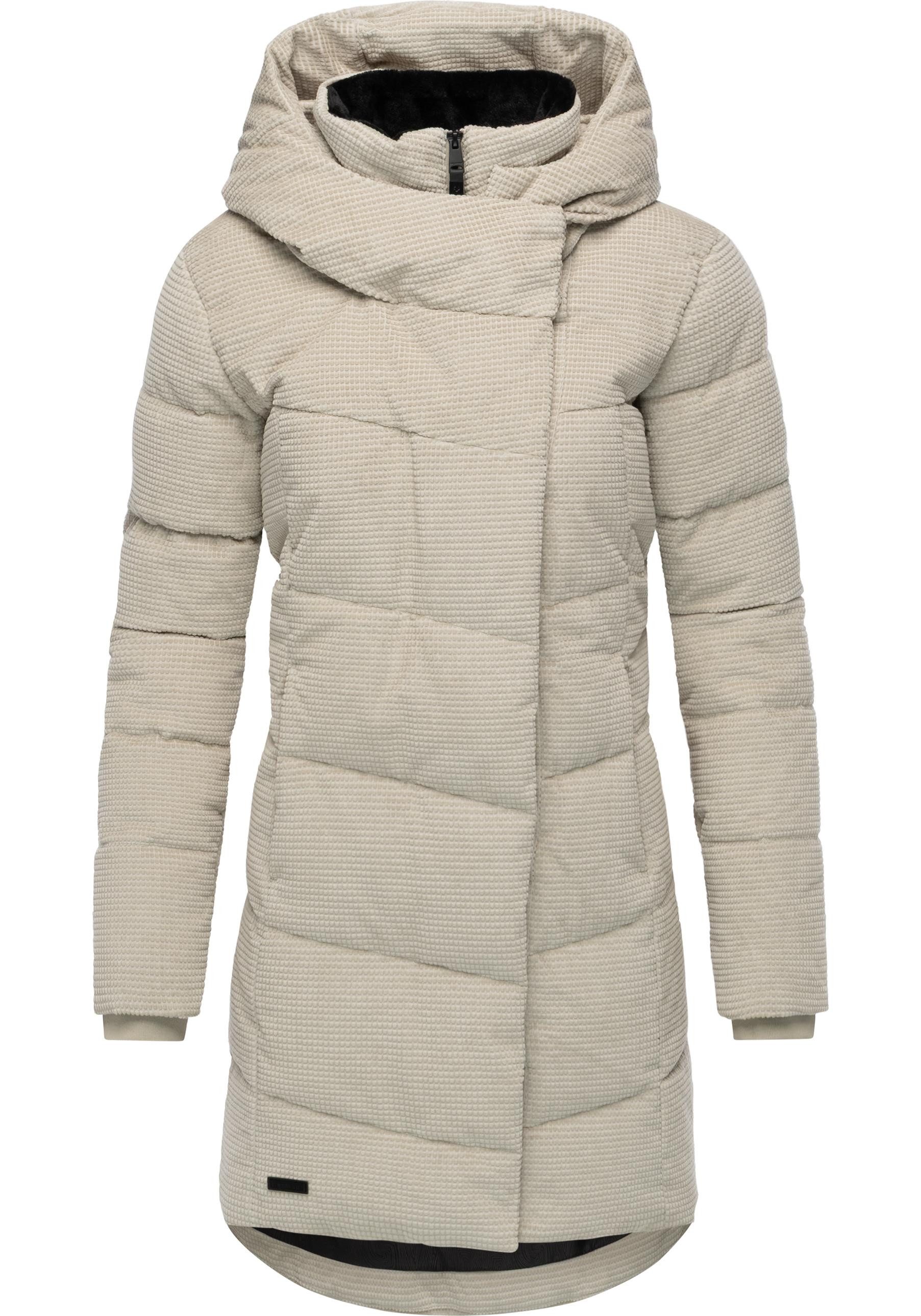 Ragwear Wintermantel Pavla Cordy YOUMODO Wasserdichter Steppmantel in Kord- günstig online kaufen