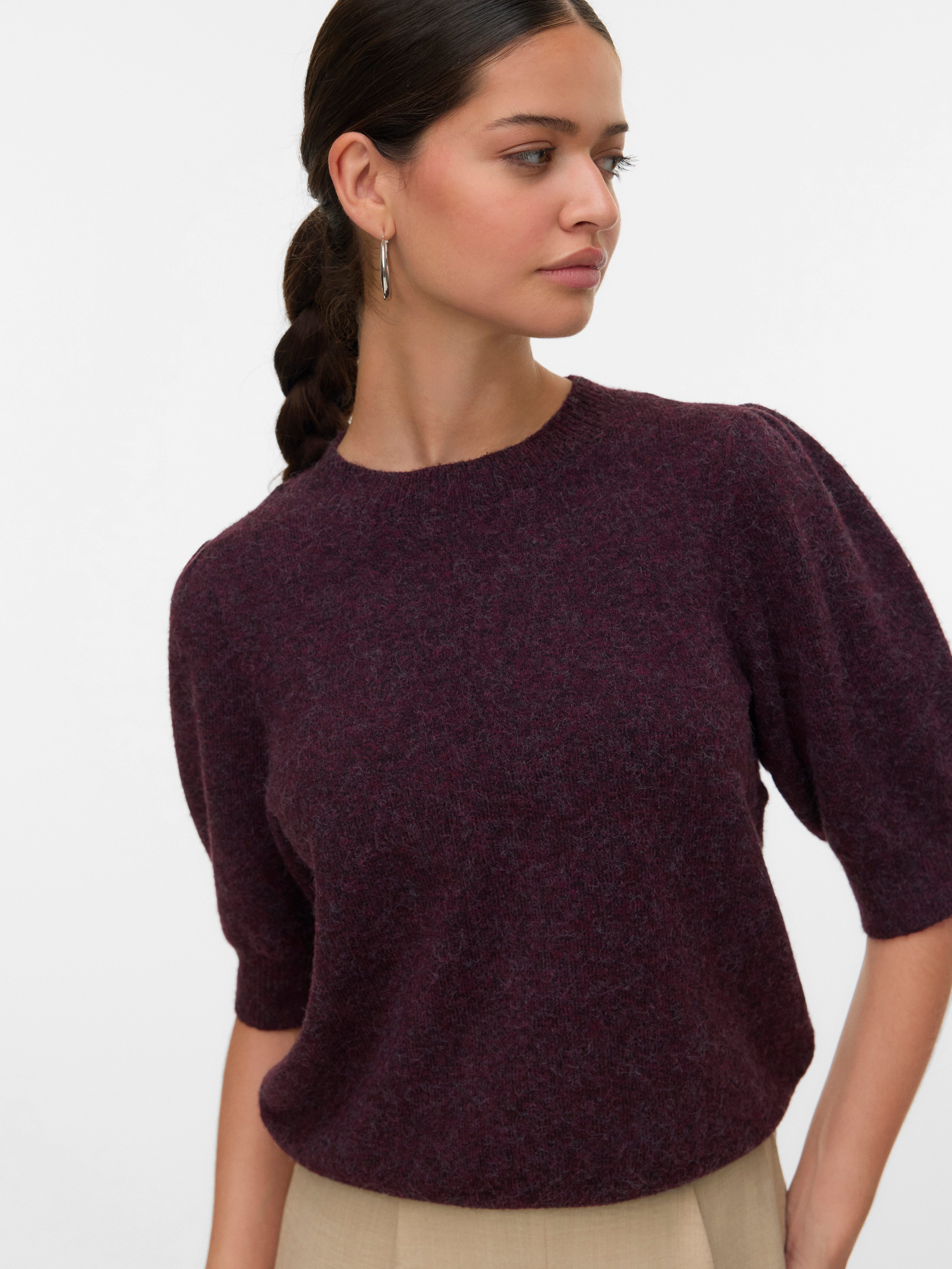 Vero Moda Strickpullover VMDOFFY 2/4 O-NECK günstig online kaufen