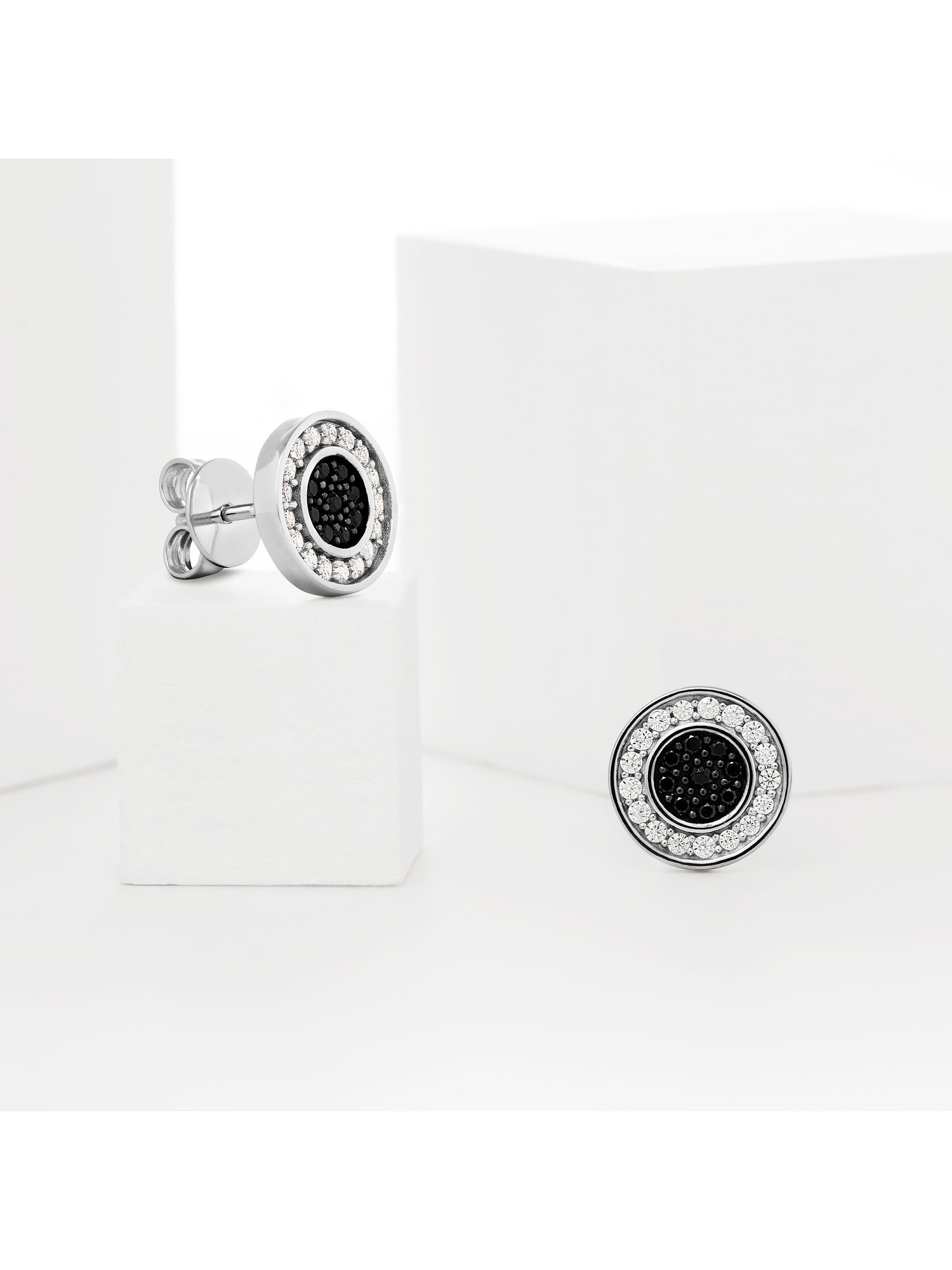 JETTE Paar Ohrstecker JETTE Damen-Ohrstecker 925er Silber 34 Zirkonia, ESSE günstig online kaufen