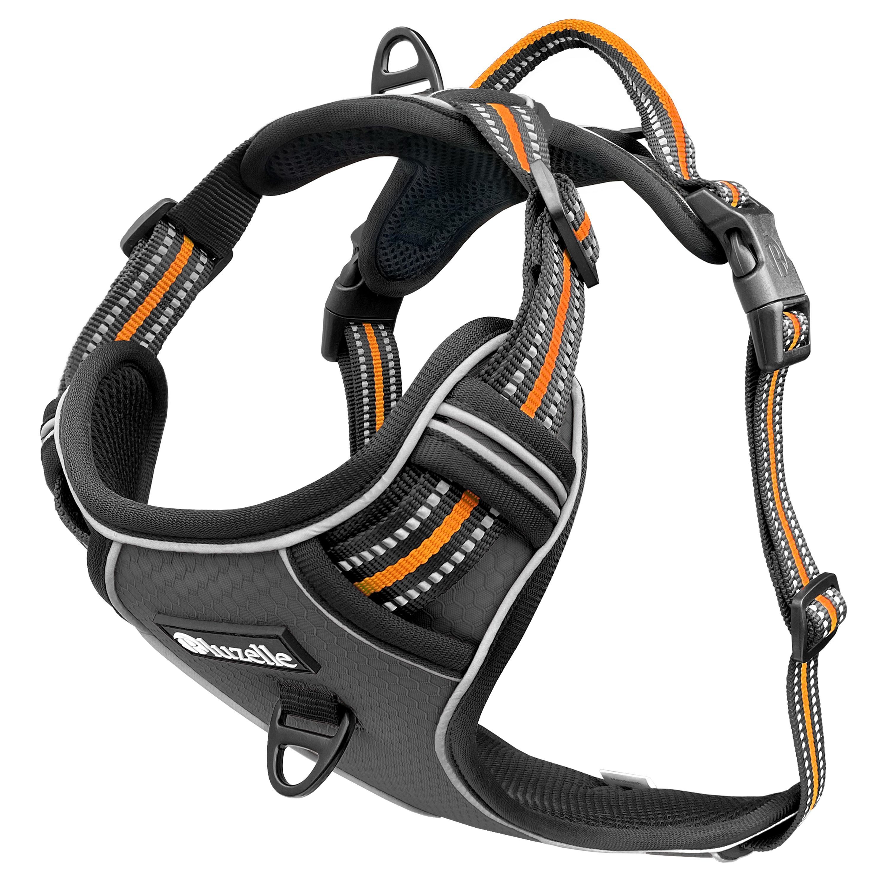 Bluzelle Hunde-Sicherheitsgeschirr Hundegeschirr mit Tasche / kleine Hunde XS / Anti-Zug Reflektierend, Polyester, Nylon, EVA Schaumstoff, Zugstopp Hundeweste Brustgeschirr mit Griff / Atmungsaktiv, Gepolstert