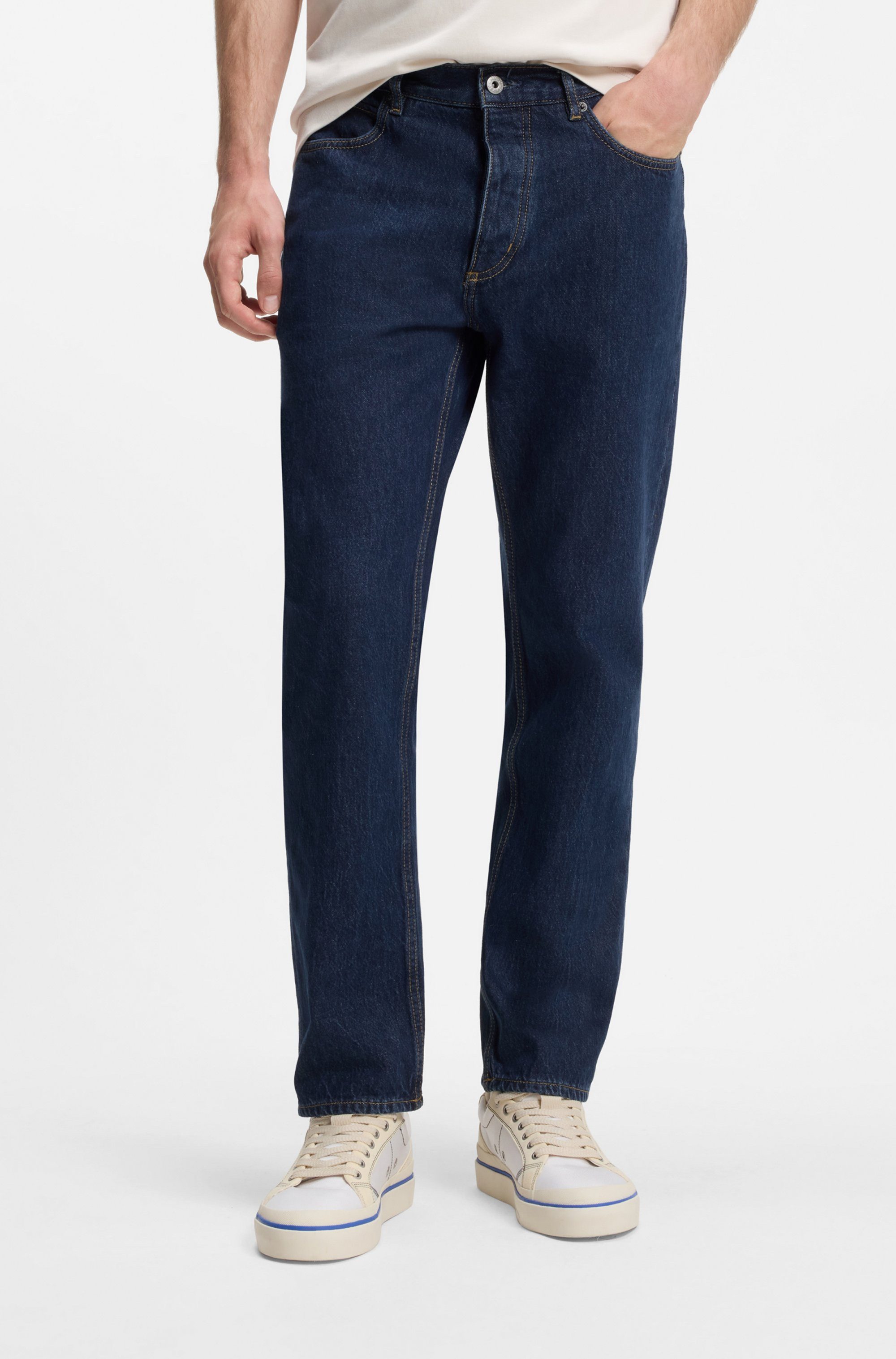 HUGO 5-Pocket-Jeans Jonah Regular Fit, reine Baumwolle