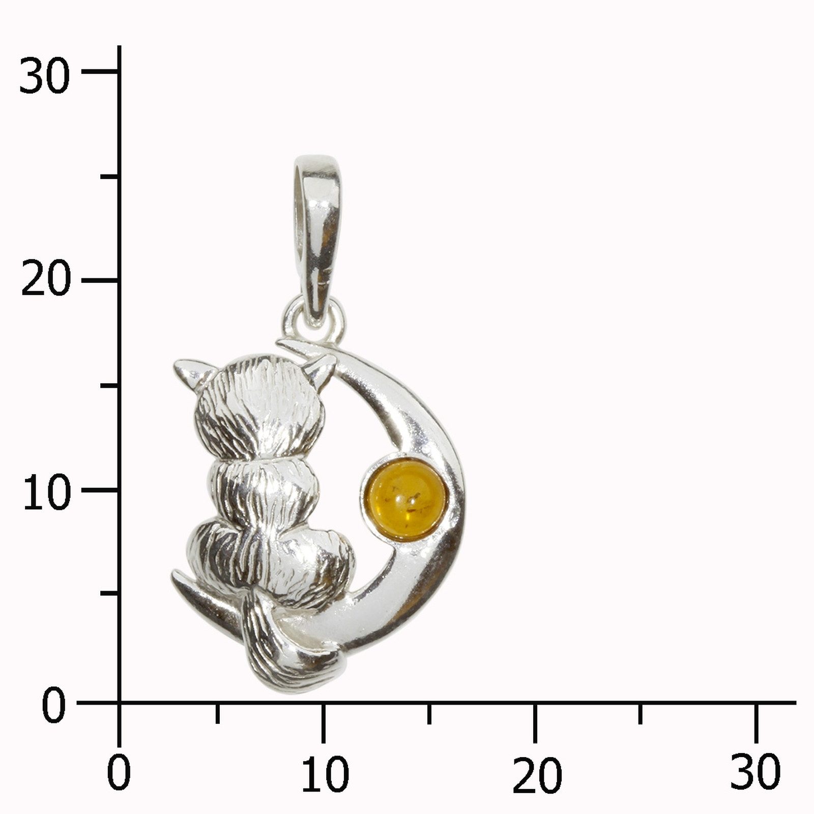 OSTSEE-SCHMUCK Kettenanhänger Ostsee-Schmuck Anhänger Katze und Mond Anhäng günstig online kaufen