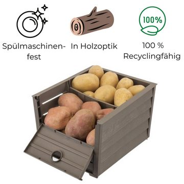 GarPet Kartoffelkiste Kartoffel Kiste Gemüse Zwiebel Box Korb Obst Gemüse Vorratsbox