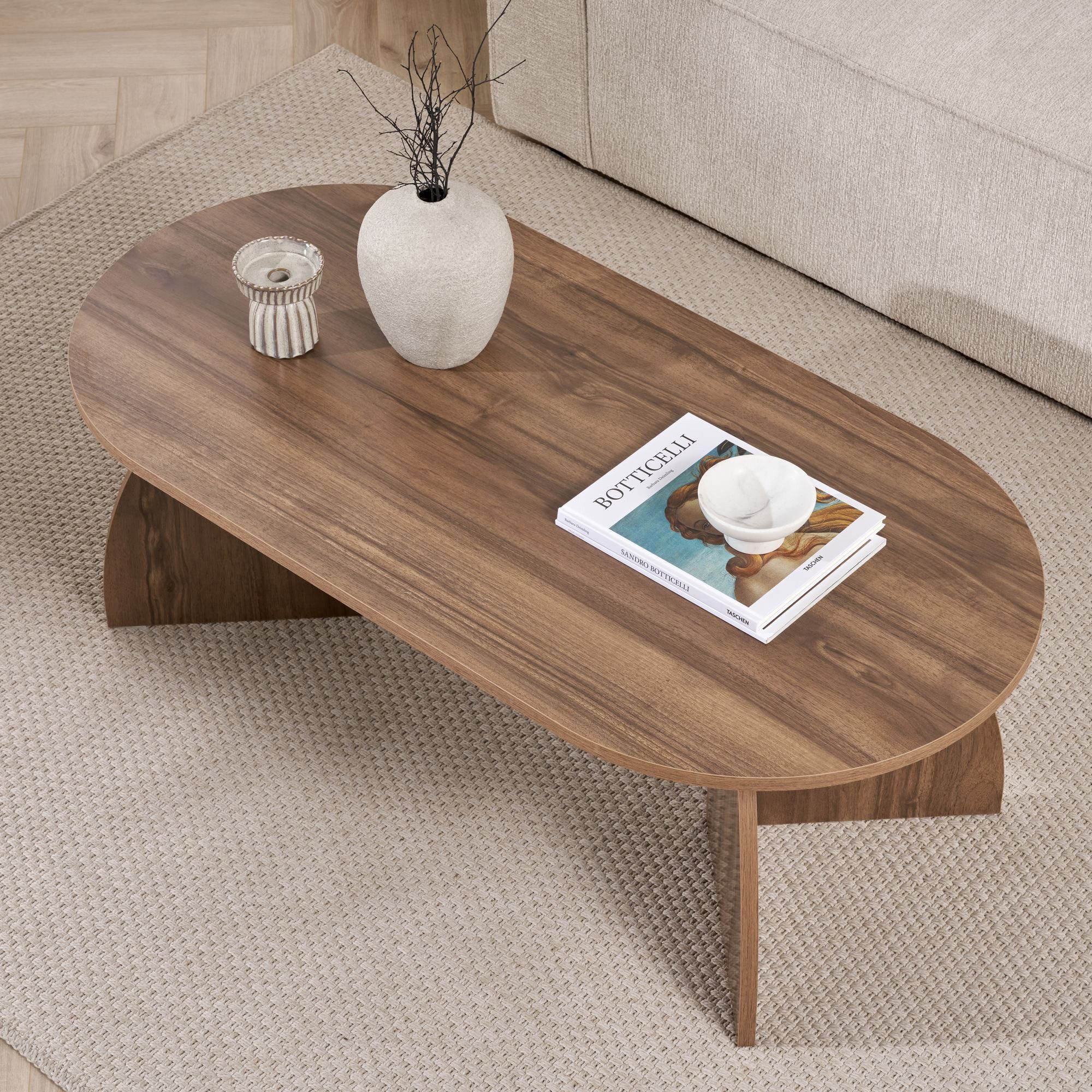 Skye Decor Couchtisch Melina B : 120 H : 40 T : 60 Cm (Packung, 1-St., 1 Couchtisch), Melaminbeschichtet 18 mm Plattenstärke – Bild 5 von 5
