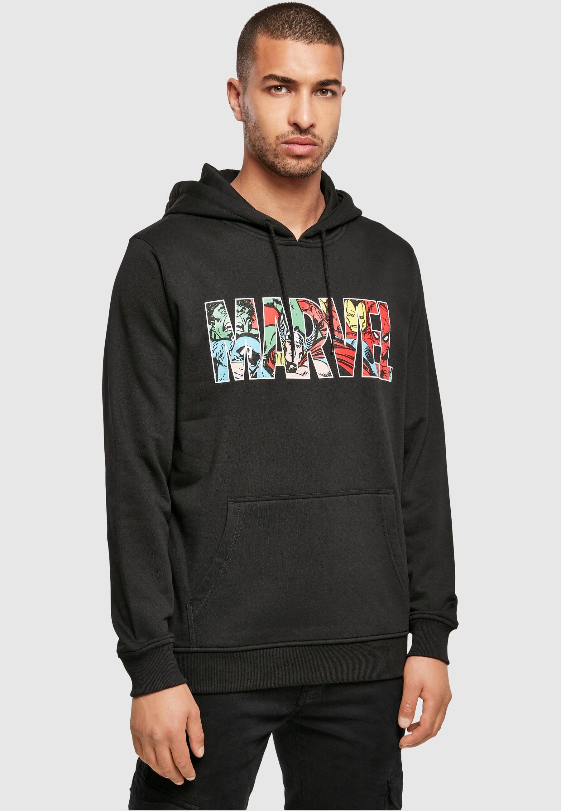 Merchcode Kapuzensweatshirt Merchcode Herren Marvel Logo Character Hoody (1-tlg)