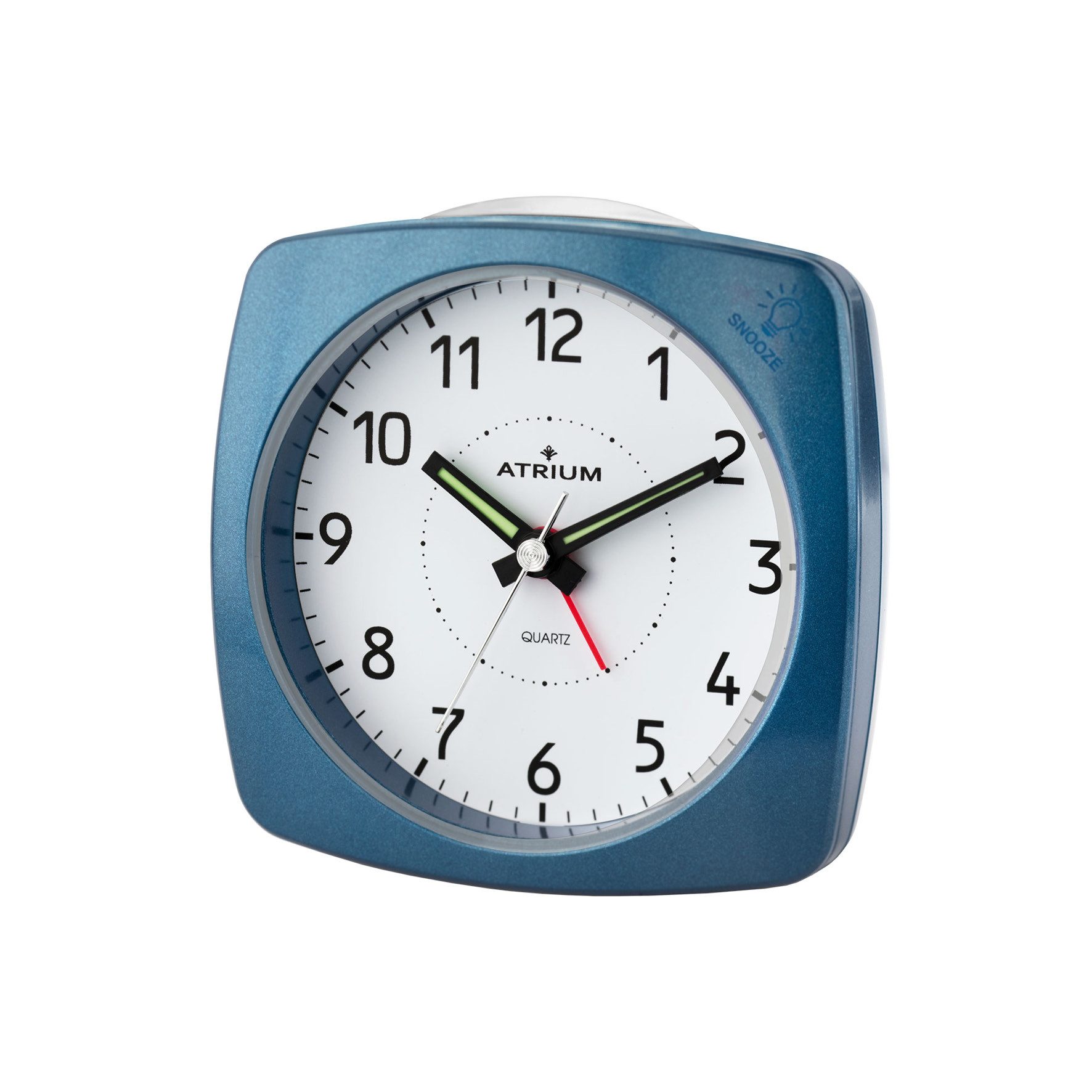 Atrium Quarzwecker A251 Analog Quarz ohne Ticken Licht Snooze Klassisch Modern