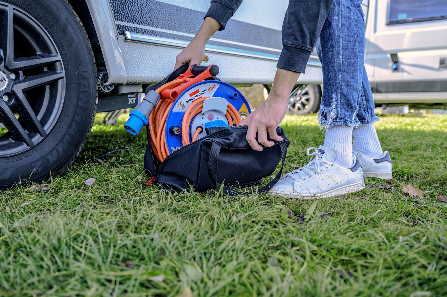 Brennenstuhl Tragetasche Transport- und Aufbewahrungstasche für Kabeltrommeln