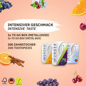 Wunder Zahnstocher Mundpflegecenter Wunder Zahnstocher mit Geschmack - Tasty Pack