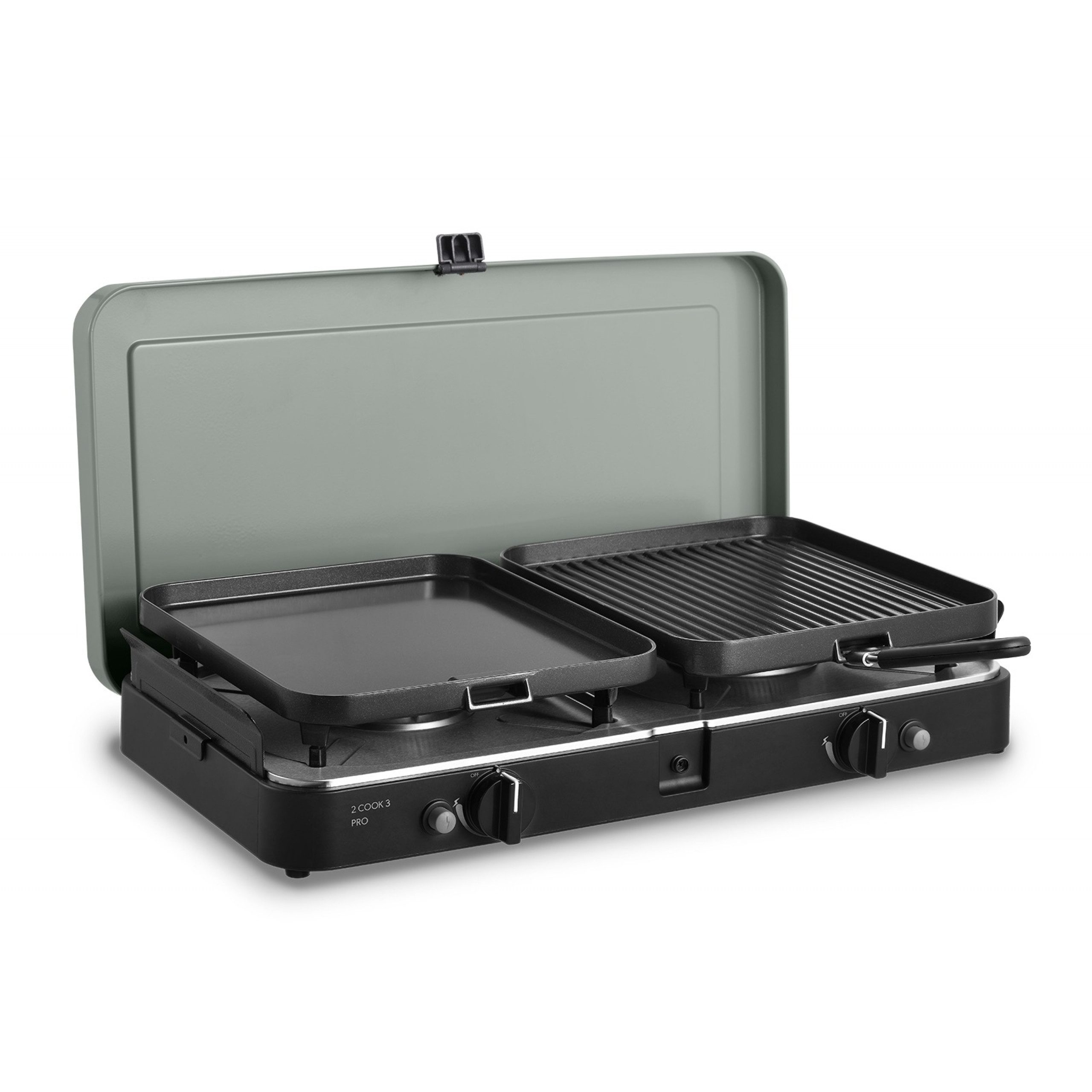 CADAC Camping-Gasgrill Cadac 2-Cook 3 Pro Deluxe 30mbar BBQ Gasgrill Tischgrill Campinggrill – Bild 4 von 5