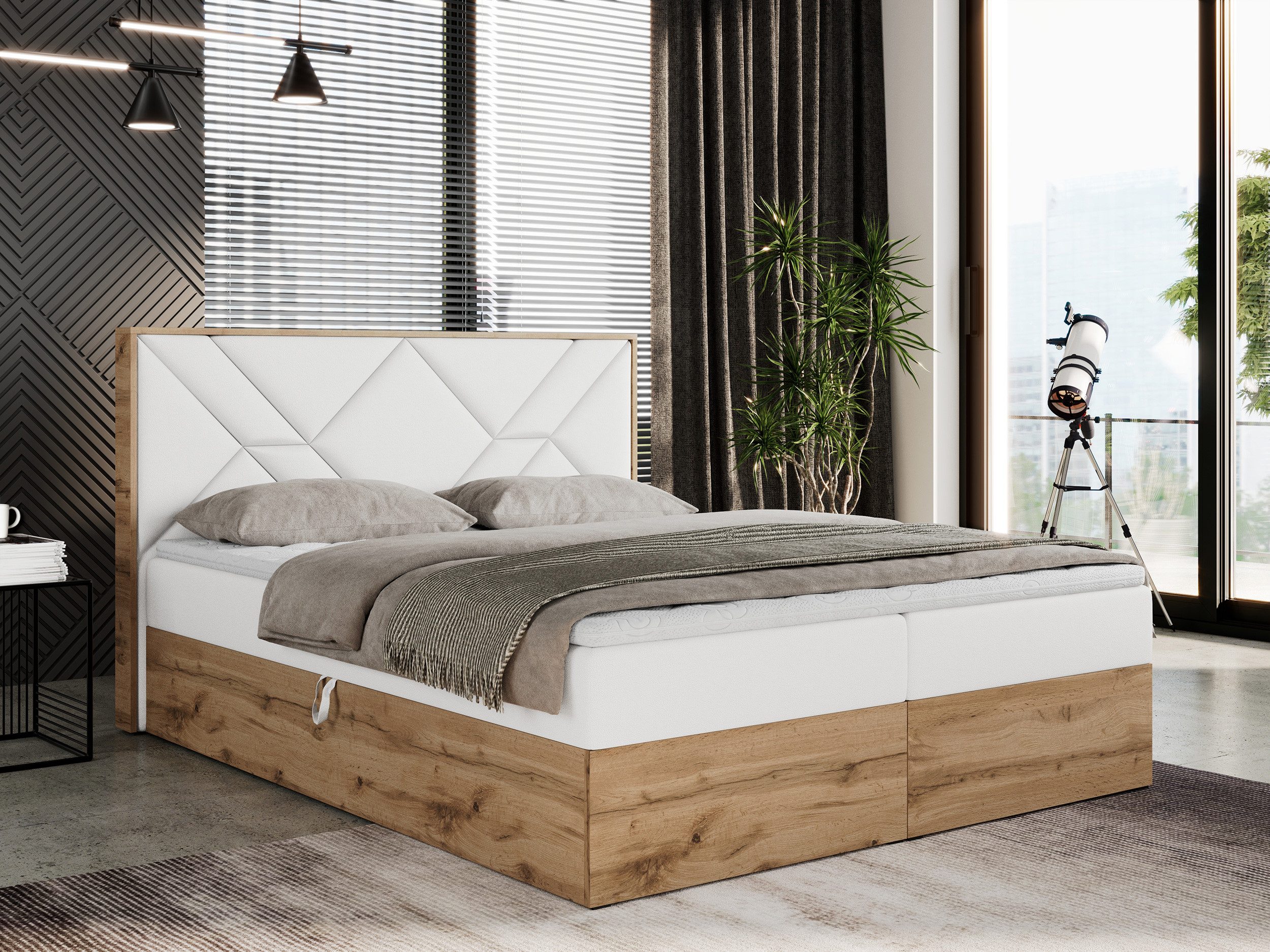 MKS MÖBEL Boxspringbett GUNAR (Set, Packung, günstig online kaufen