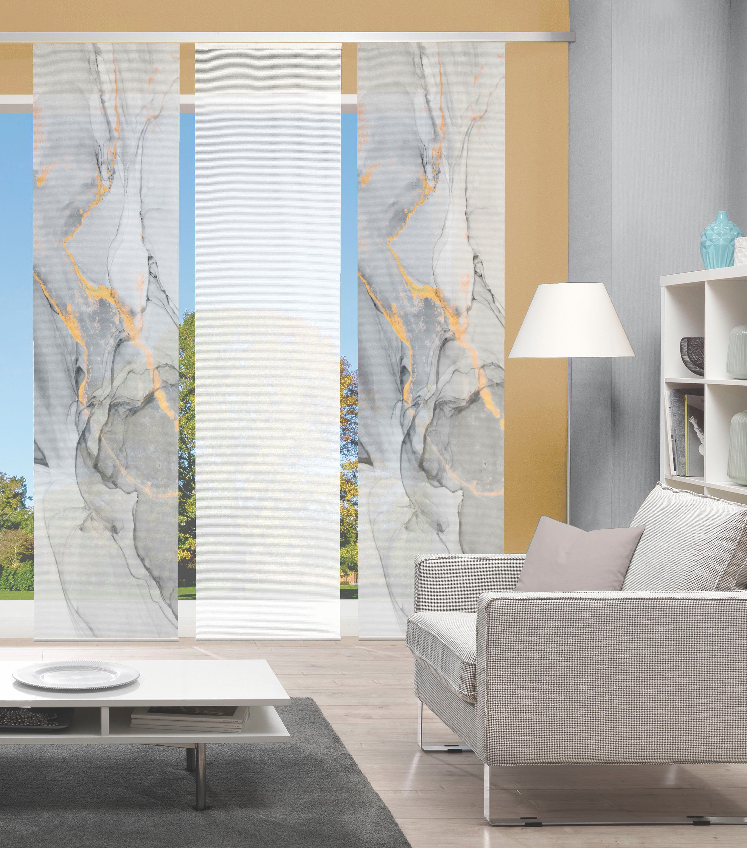 Vision S Schiebegardine MARMOSA 3er SET, günstig online kaufen