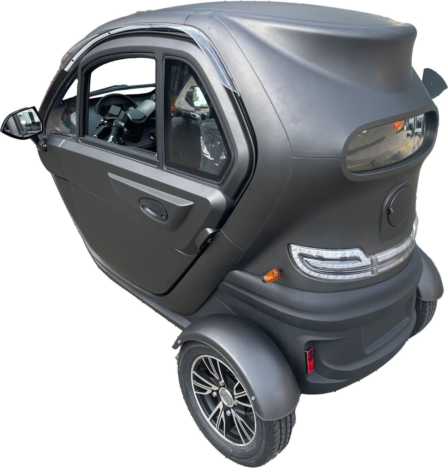 km/h Elektroscooter Teico 45,00 Kabinenroller 3-Rad W, Elektromobil Schwarz 1500,00 2-Sitz, Seniorenmobil