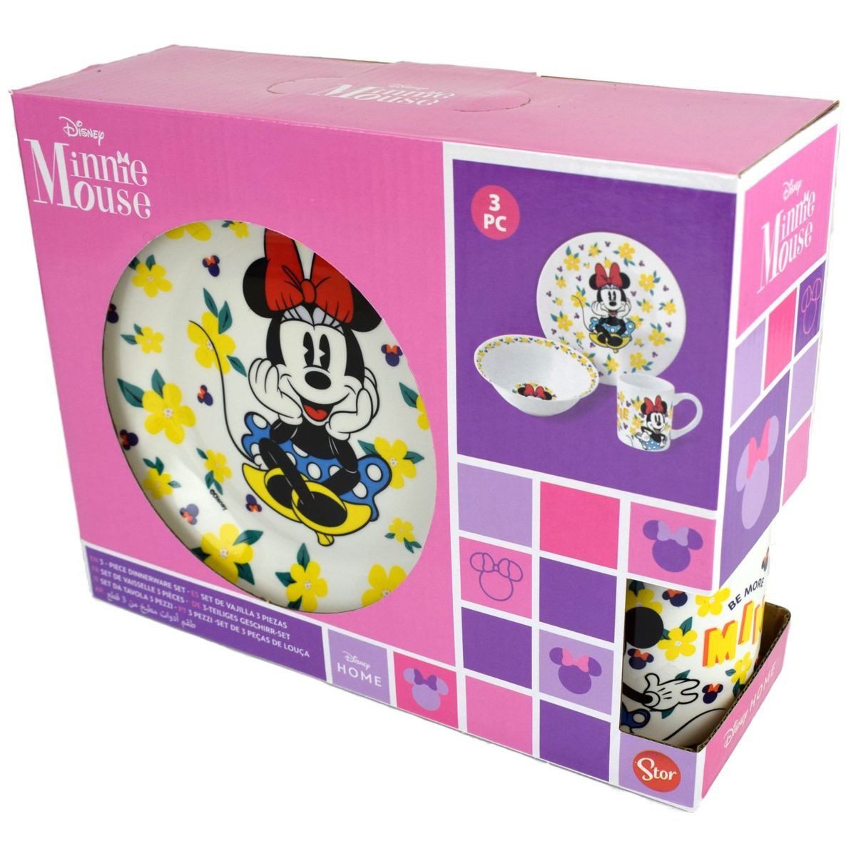 Stor Geschirr-Set Geschirrset aus Porzellan Geschenkset Frühstücksset 3tlg. (3-tlg), Porzellan, 3 teilig