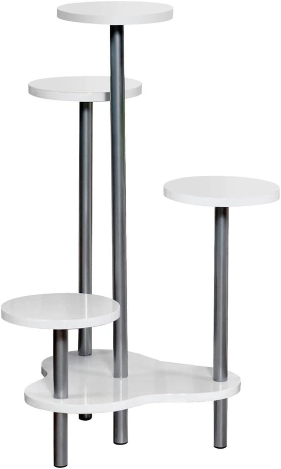 KESPER® Blumenständer Blumenständer, Material: Metall, Maße: 44 x 44 x 72.5 cm, Farbe: Weiß (1 St)