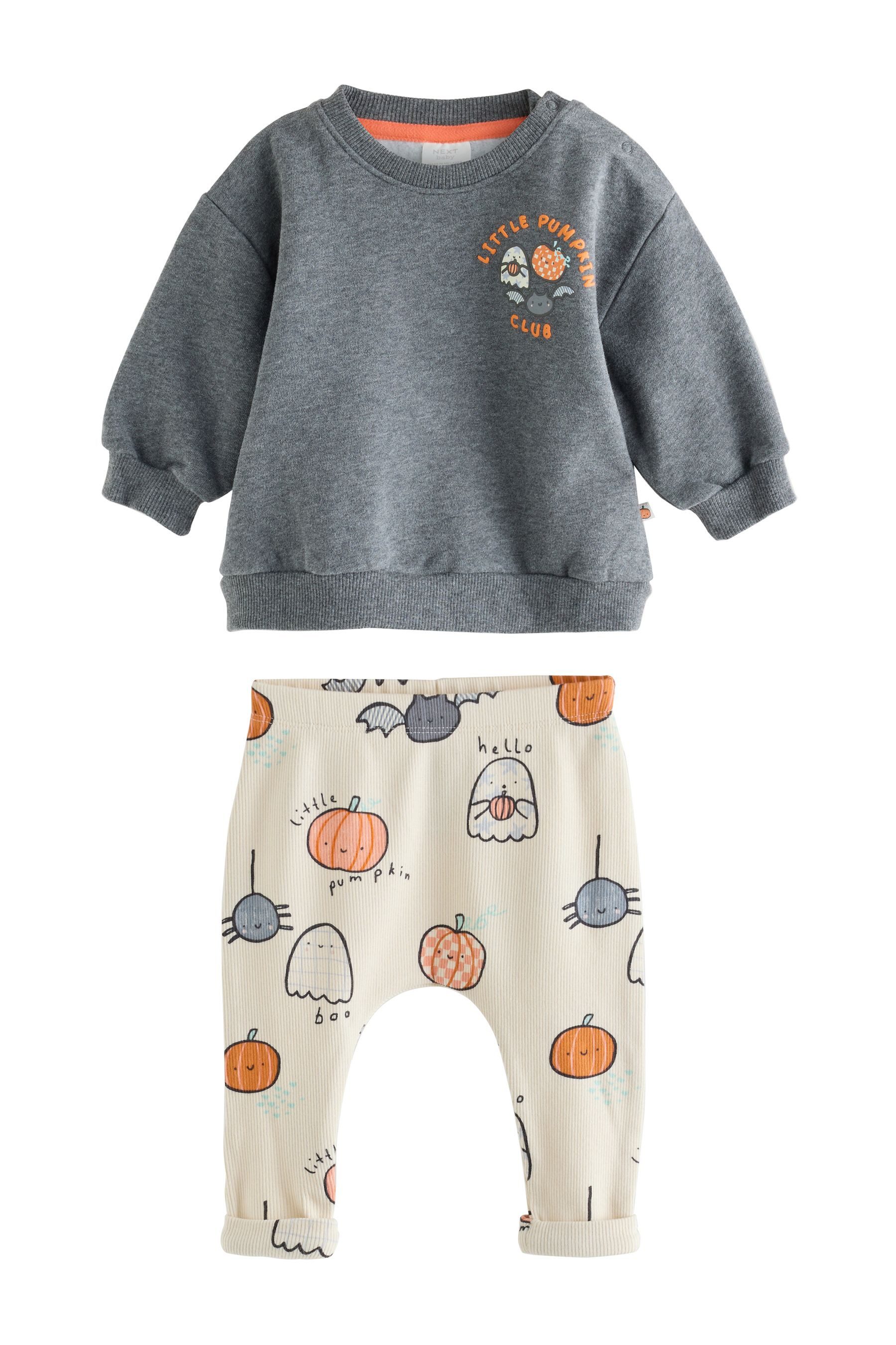 Next Langarmshirt & Leggings Baby Sweatshirt und Leggings im Set (2-tlg)