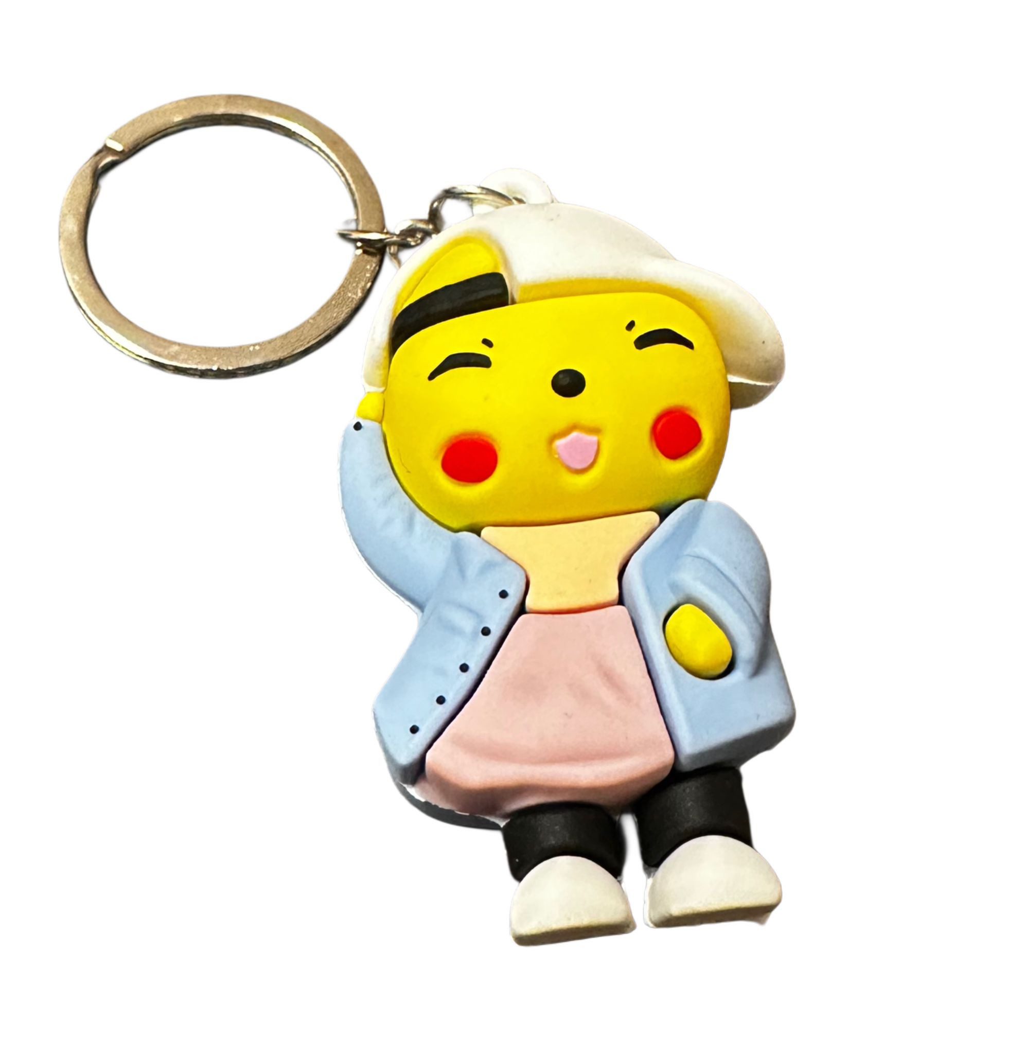 soma Schlüsselanhänger Schlüsselanhänger Pokemon Pikachu 6cm Geschenk Cartoon blau (1-tlg), Schlüsselanhänger Haustierschlüsselanhänger Geschenk Hund Frau Herren