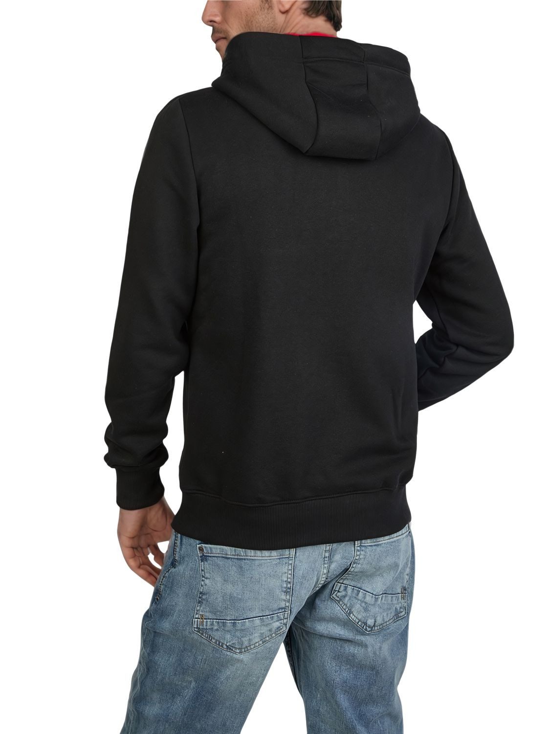 DENIMFY Kapuzensweatjacke Herren Sweatjacke DFLeo Regular Fit Hoodie mit Kängurutasche
