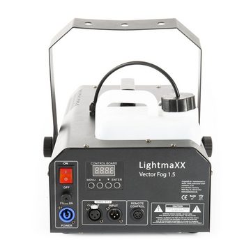 lightmaXX Discolicht, Vector Fog 1.5", 1500 Watt Nebelmaschine, DMX