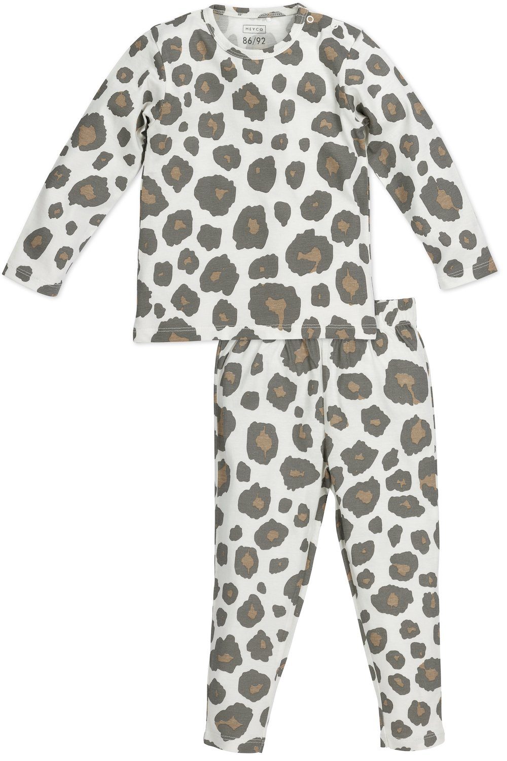 Meyco Baby Pyjama 98/104 (1 tlg) Neutral Panther