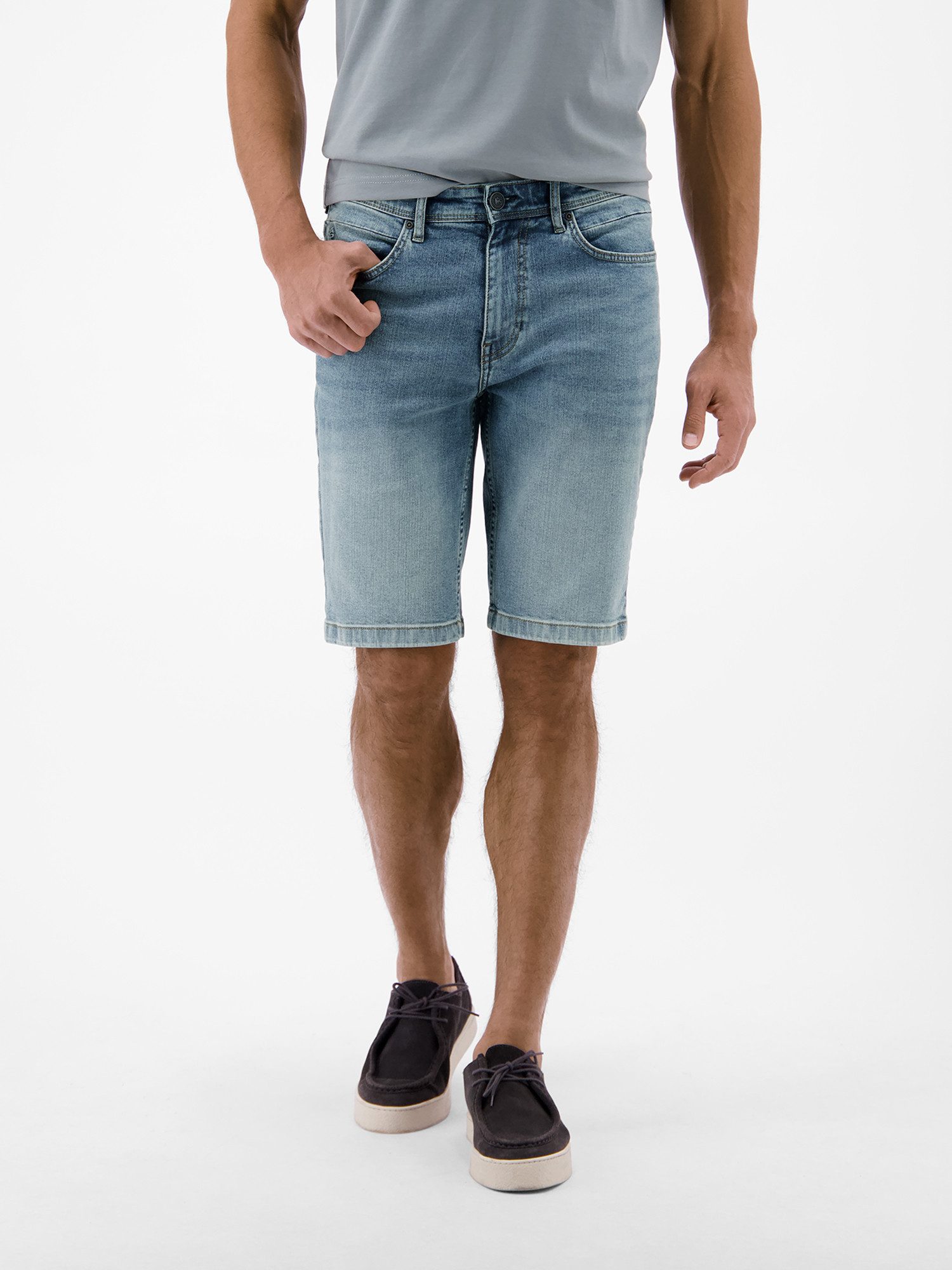 LERROS Jeansbermudas Denim Bermuda aus flexiblem Baumwollmischgewebe