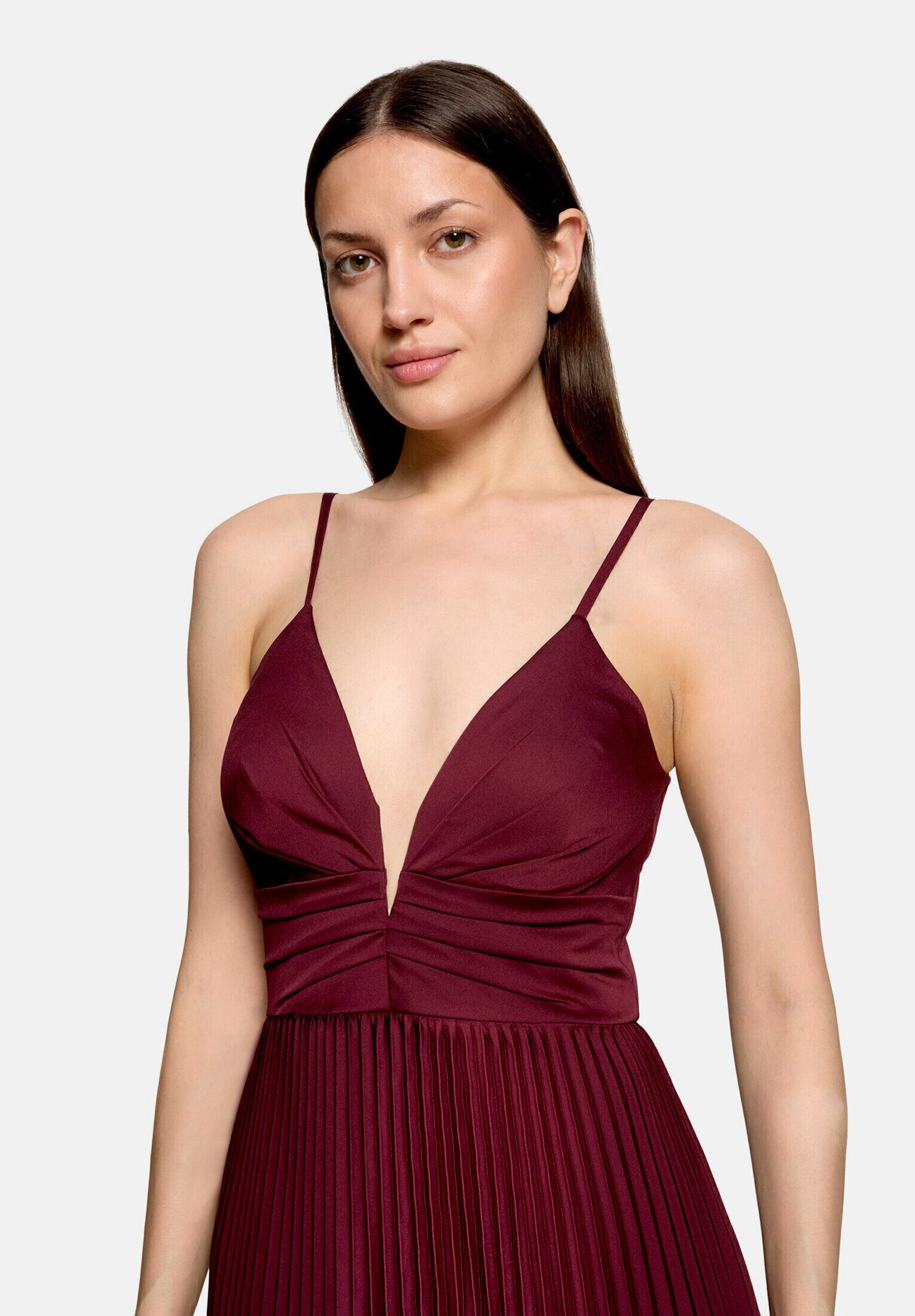 Vera Mont Chiffonkleid Damen mit V-Ausschnitt