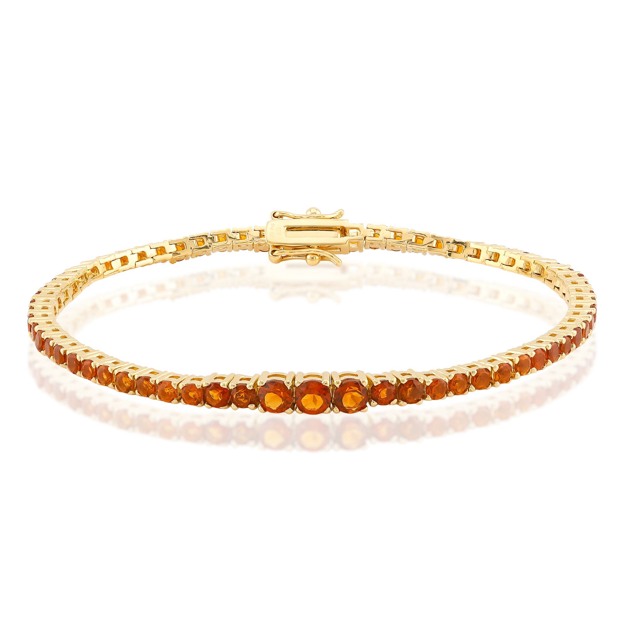 Cavill Silberarmband Madeira Citrin Vergoldetes Silberarmband (1-tlg)