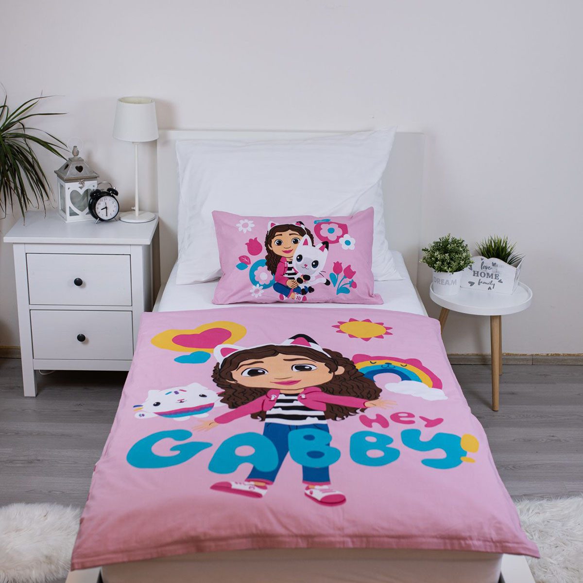Disney Kinderbettwäsche Gabby´s Dollhouse, Renforcé, 2 günstig online kaufen