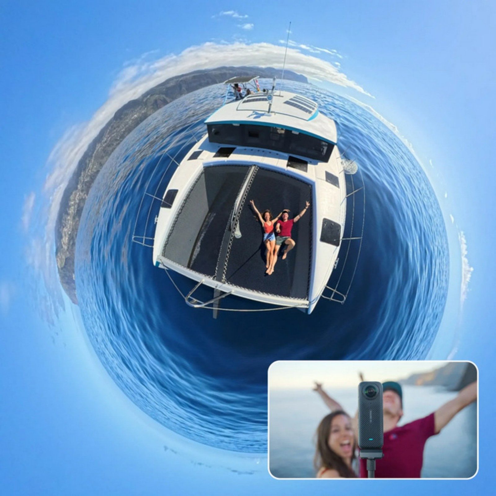Insta360 Action Cam-Halterung Insta360 Schnellspann-Halterung 2.0 für Insta360 x5 x4 ACEpro X3