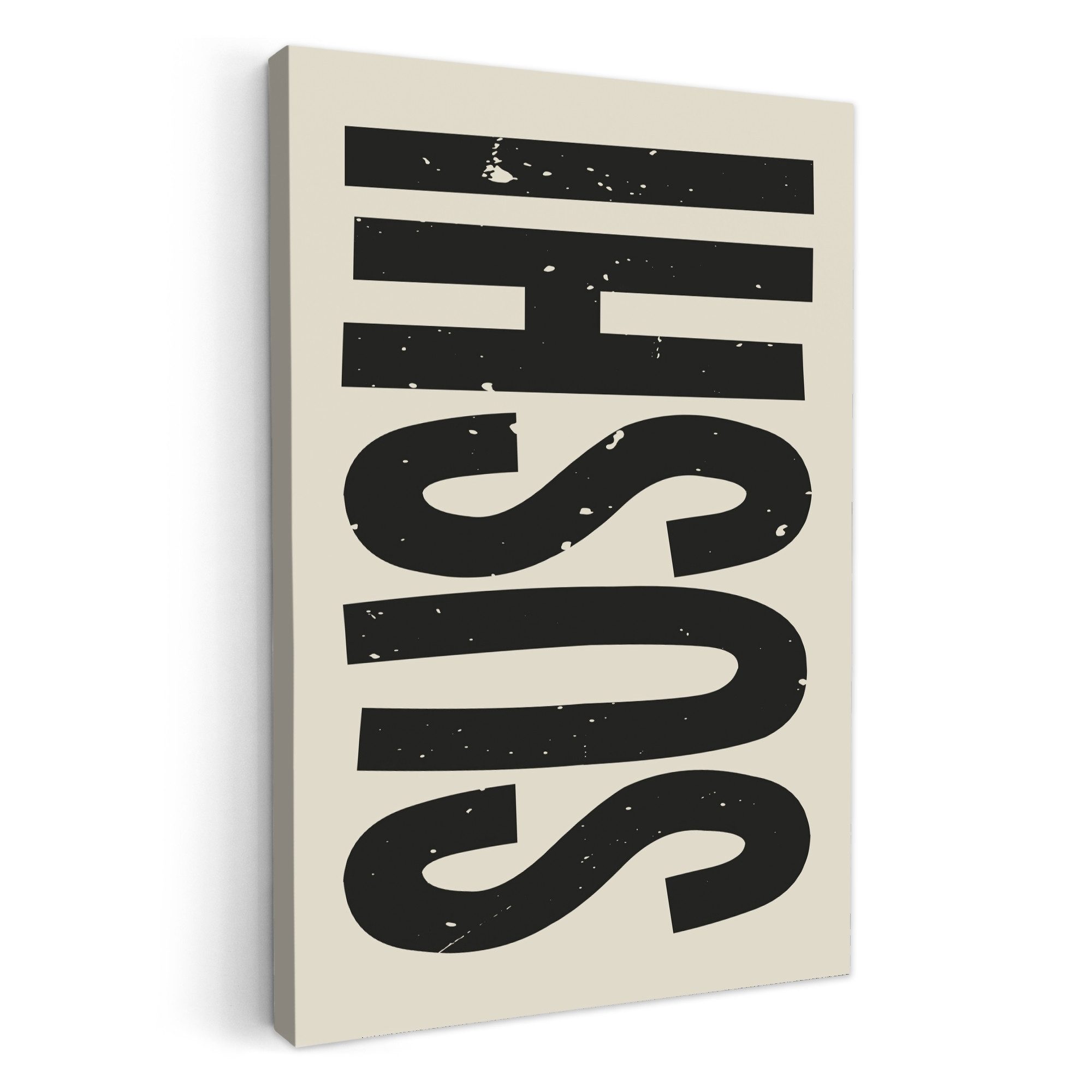 OneMillionCanvasses® Leinwandbild Schwarz - Sushi - günstig online kaufen