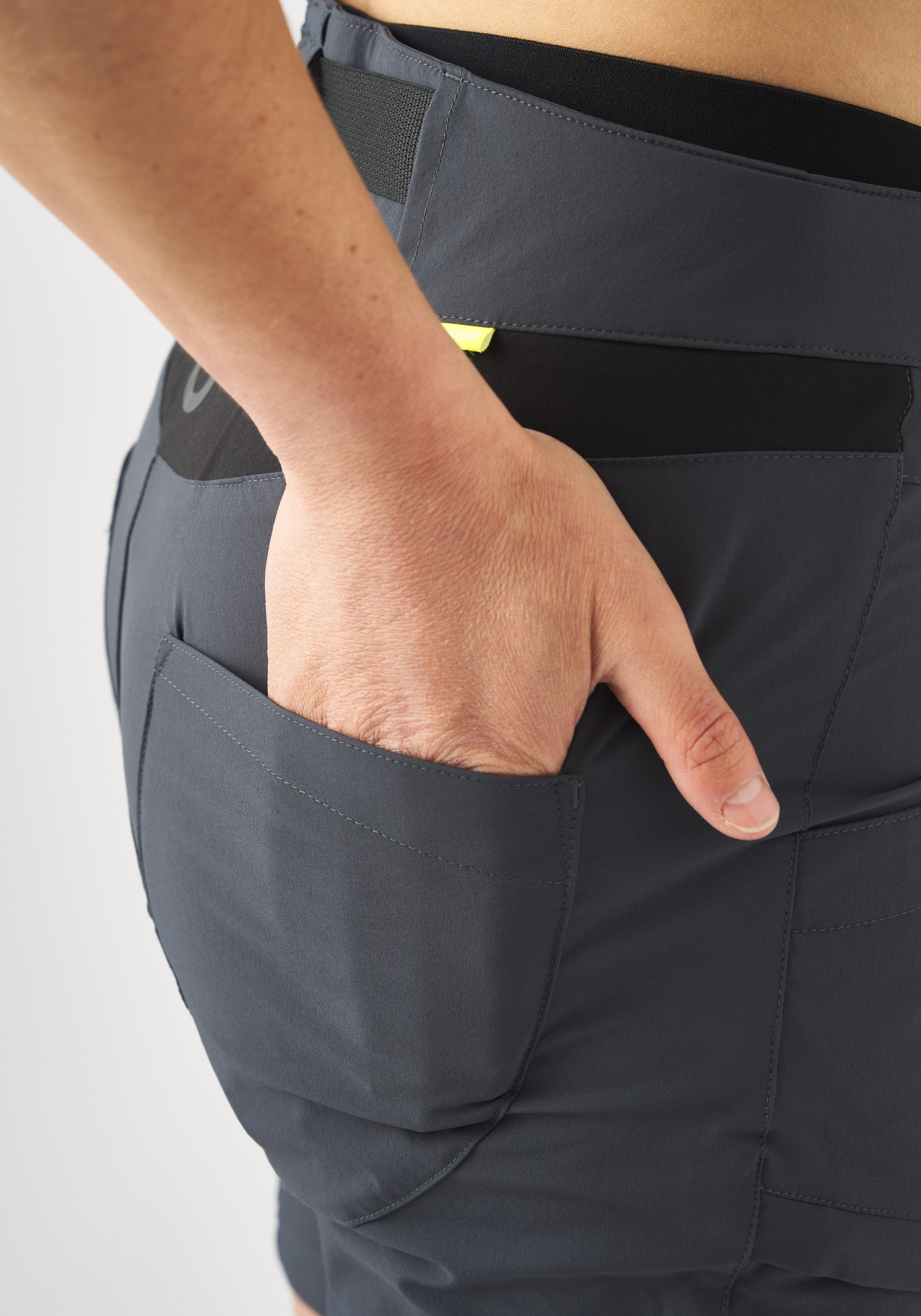 Gonso Fahrradhose Mira Basic kurze Damen Radhose mit Sitzpolster, wasserabweisend, inkl. Gürtel – Bild 5 von 5