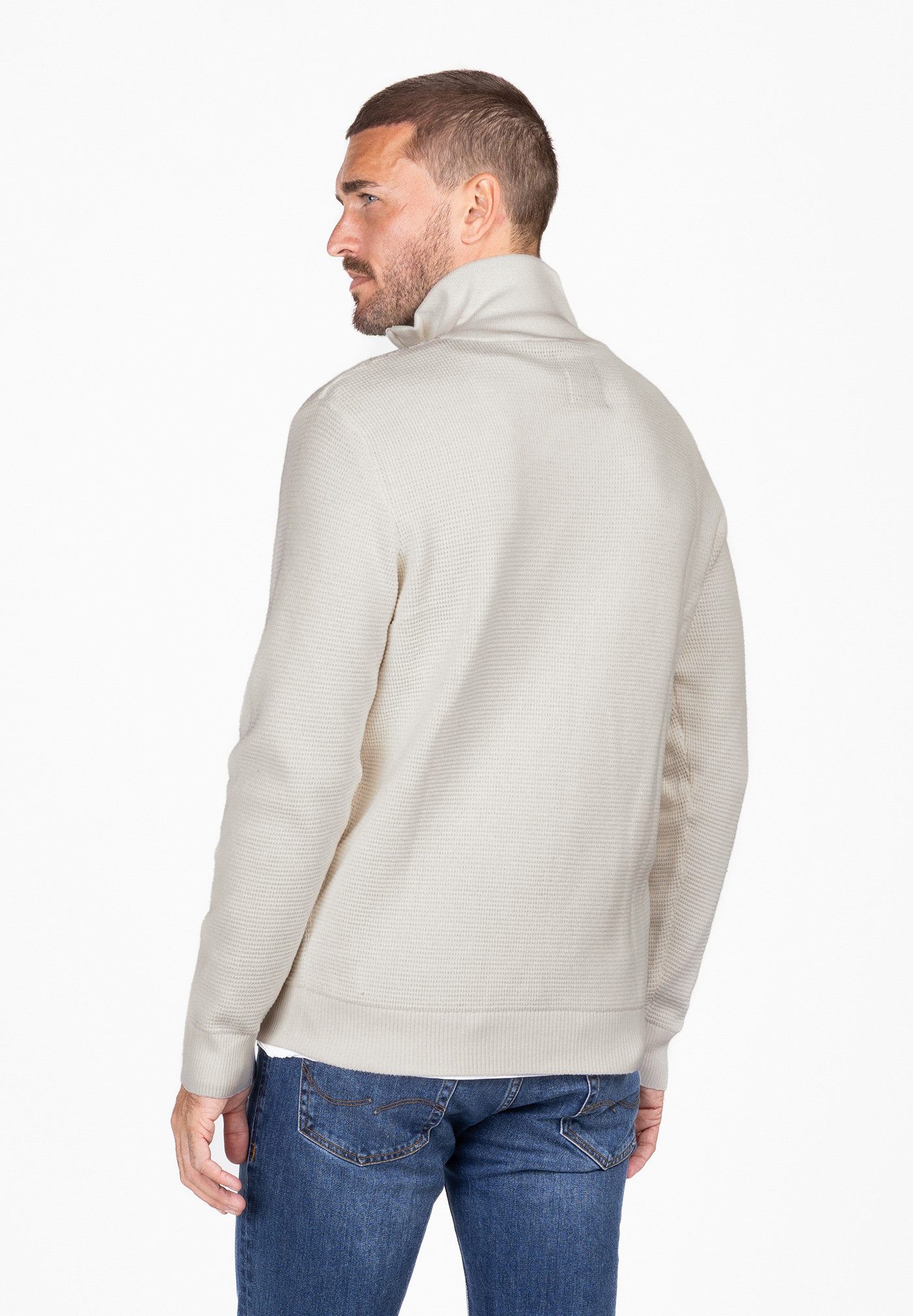Key Largo Stehkragenpullover MST KLTOTTENHAM troyer-zip